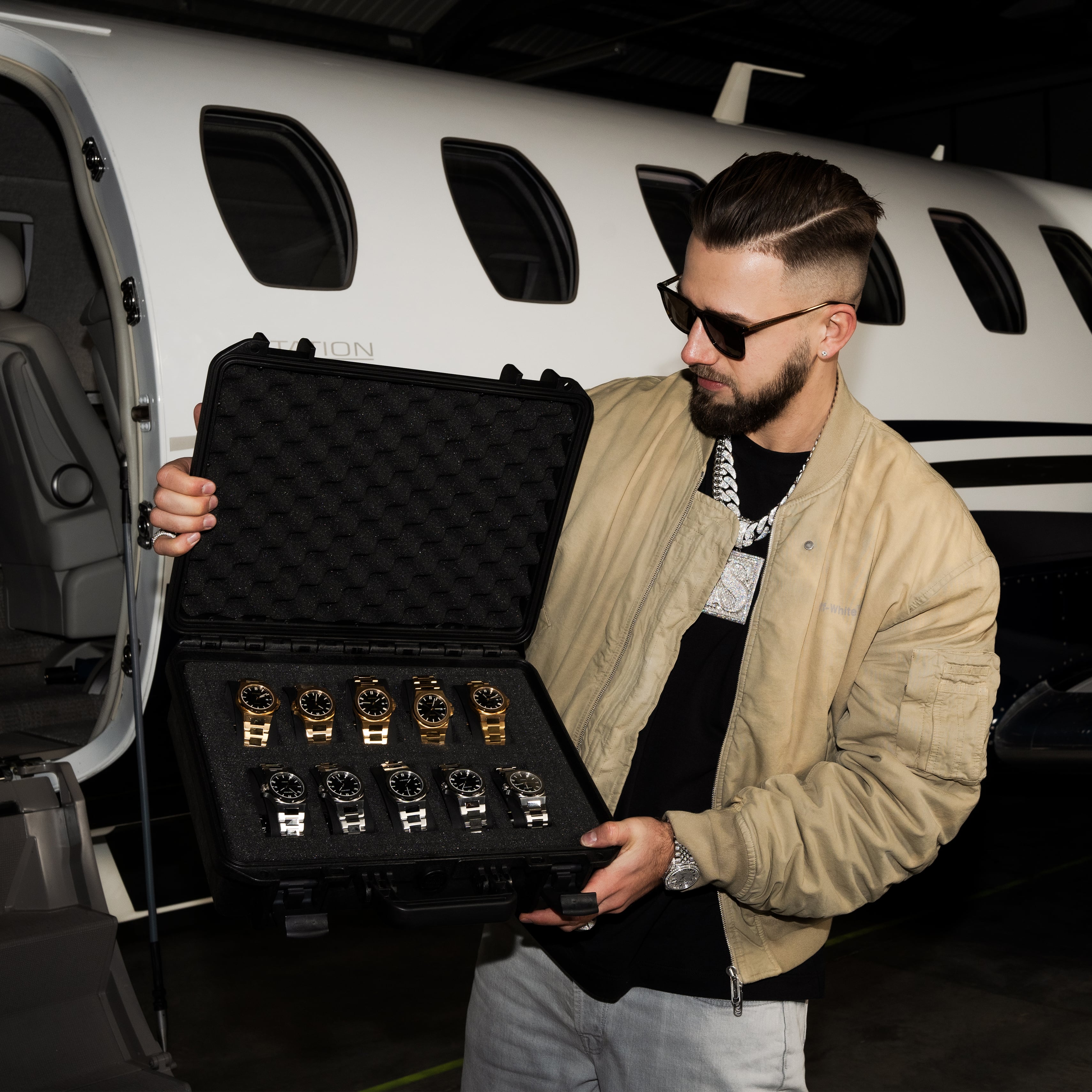 Zegarek Alpha Champ Automatic 40mm Złoto