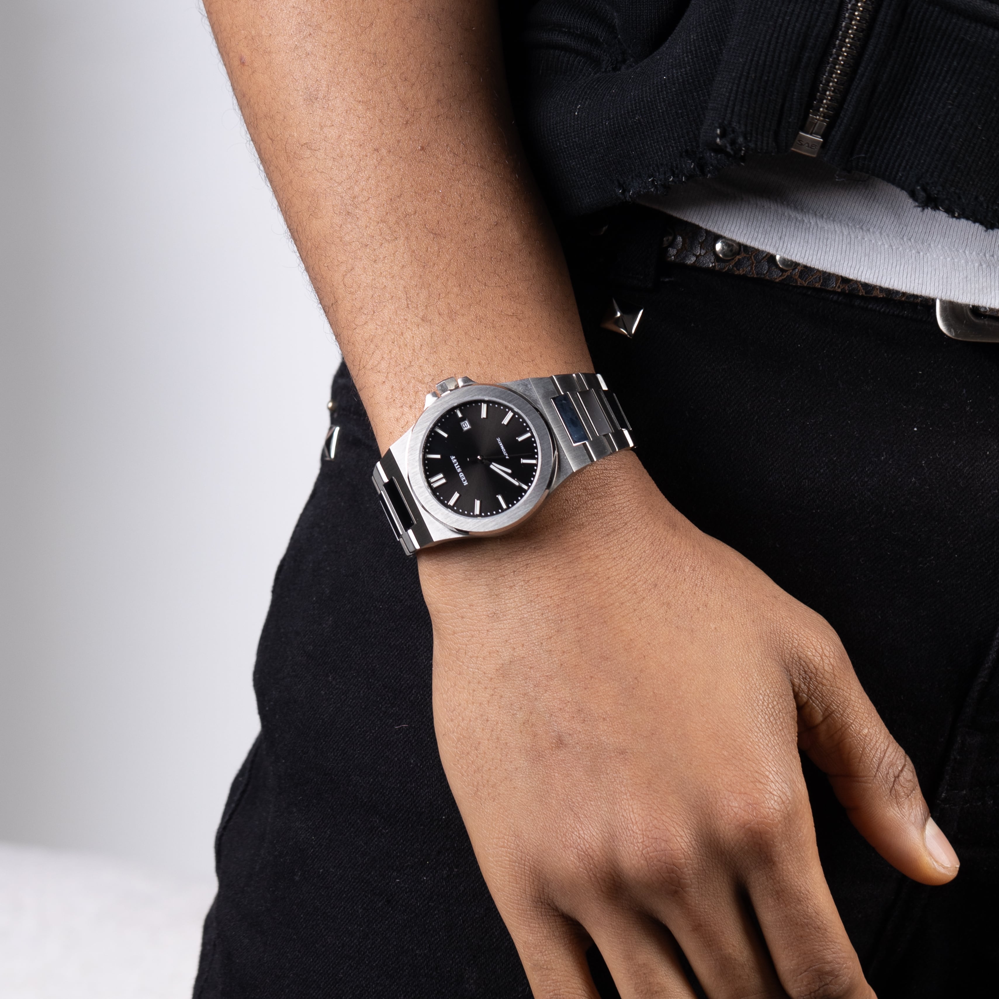 Zegarek Alpha Champ Automatic 40mm Białe Złoto