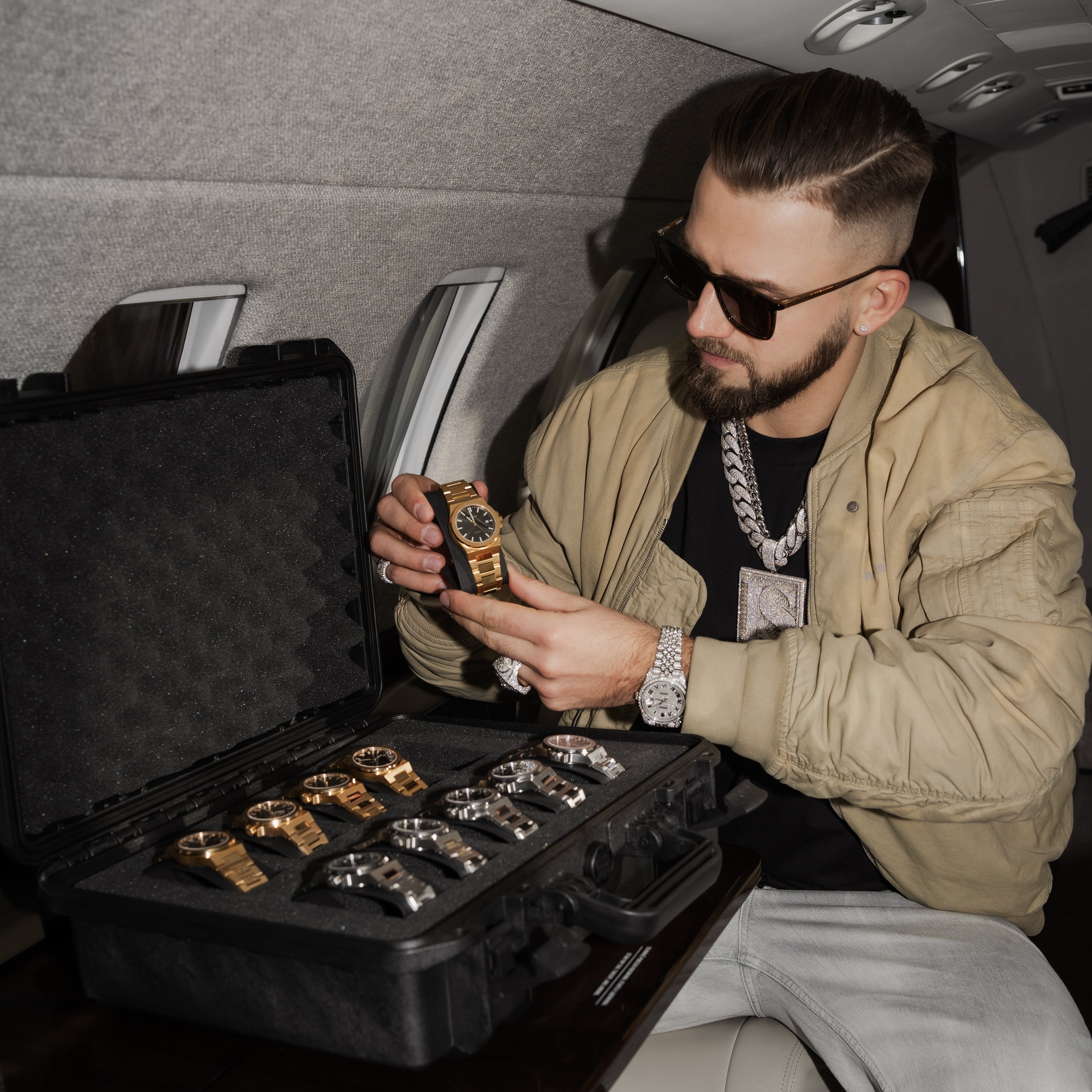 Zegarek Alpha Champ Automatic 40mm Złoto