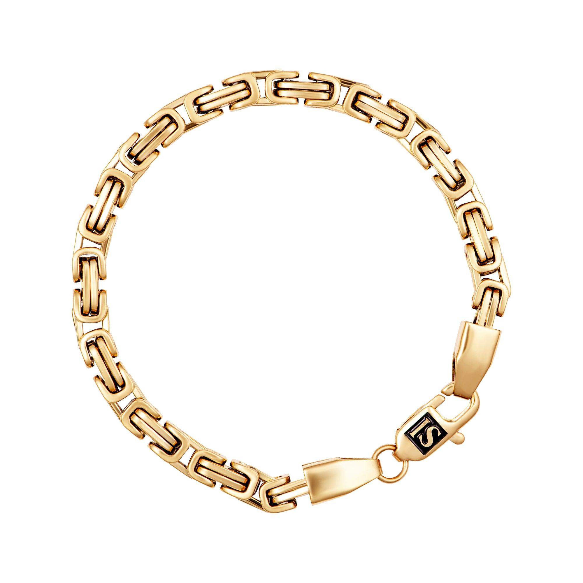 Bransoletka Królewska 6mm Złoto - IcedStuff