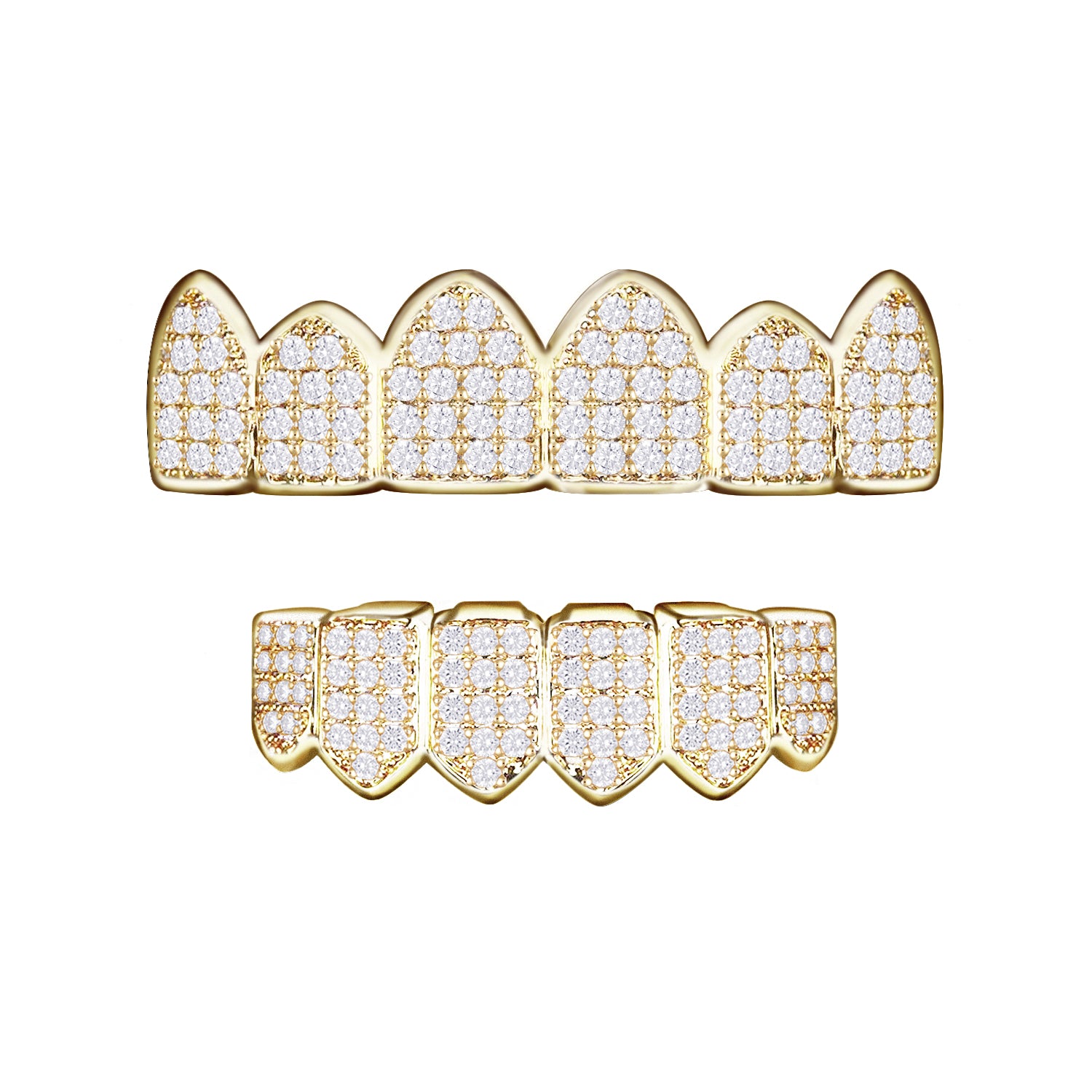 Grillz Diamond Złoto