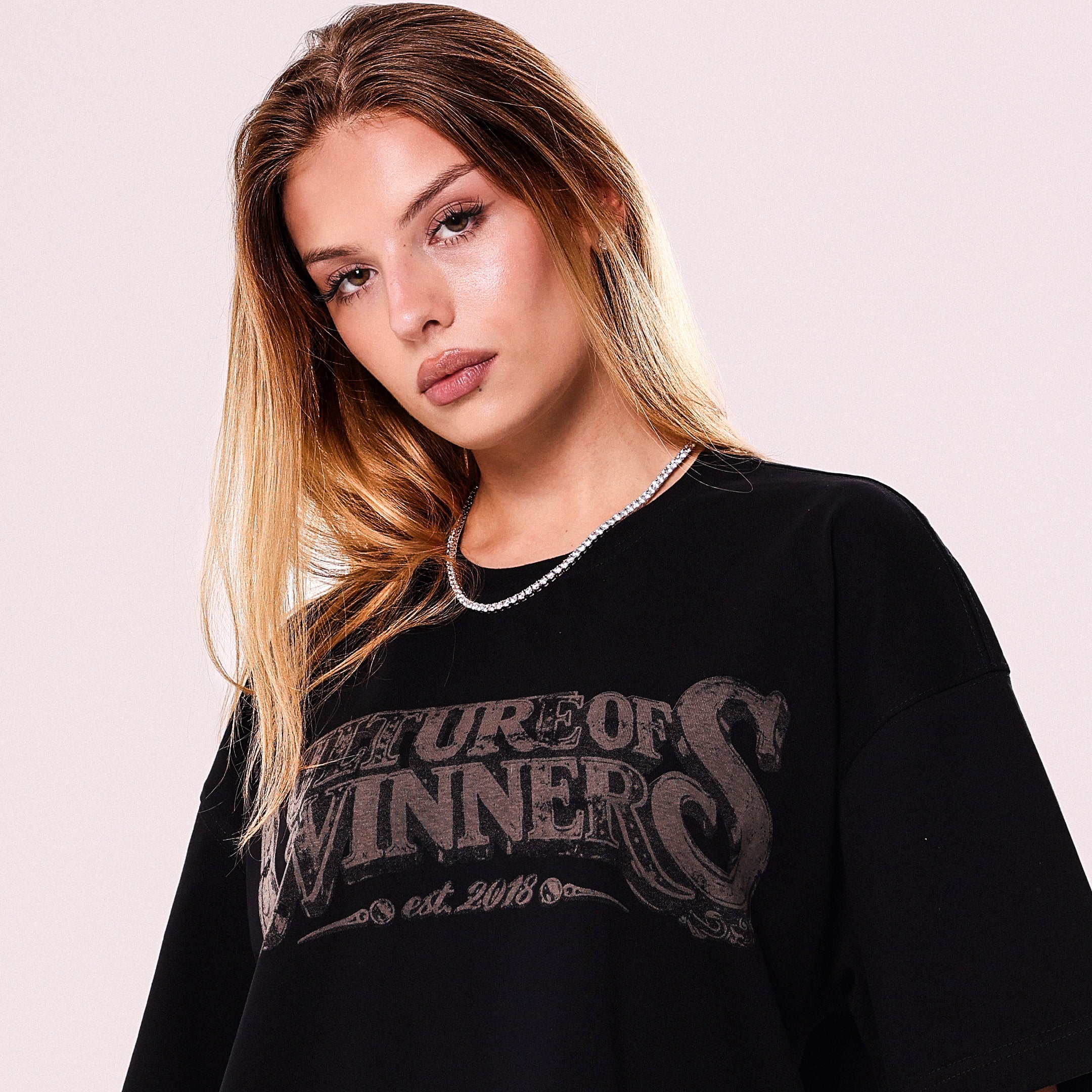 Koszulka Culture of Winners Czarna Boxy Fit