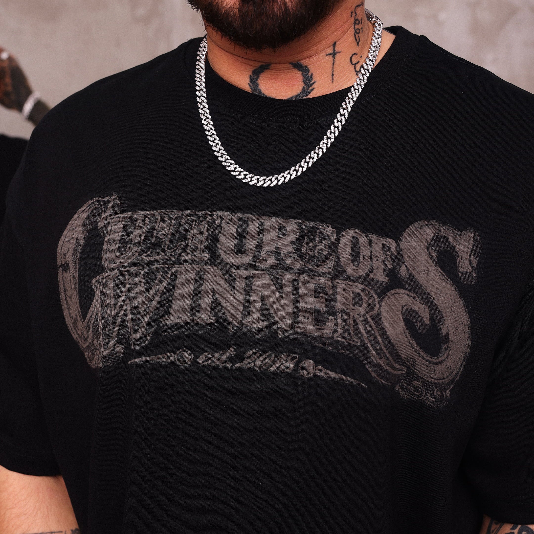 Koszulka Culture of Winners Czarna Boxy Fit