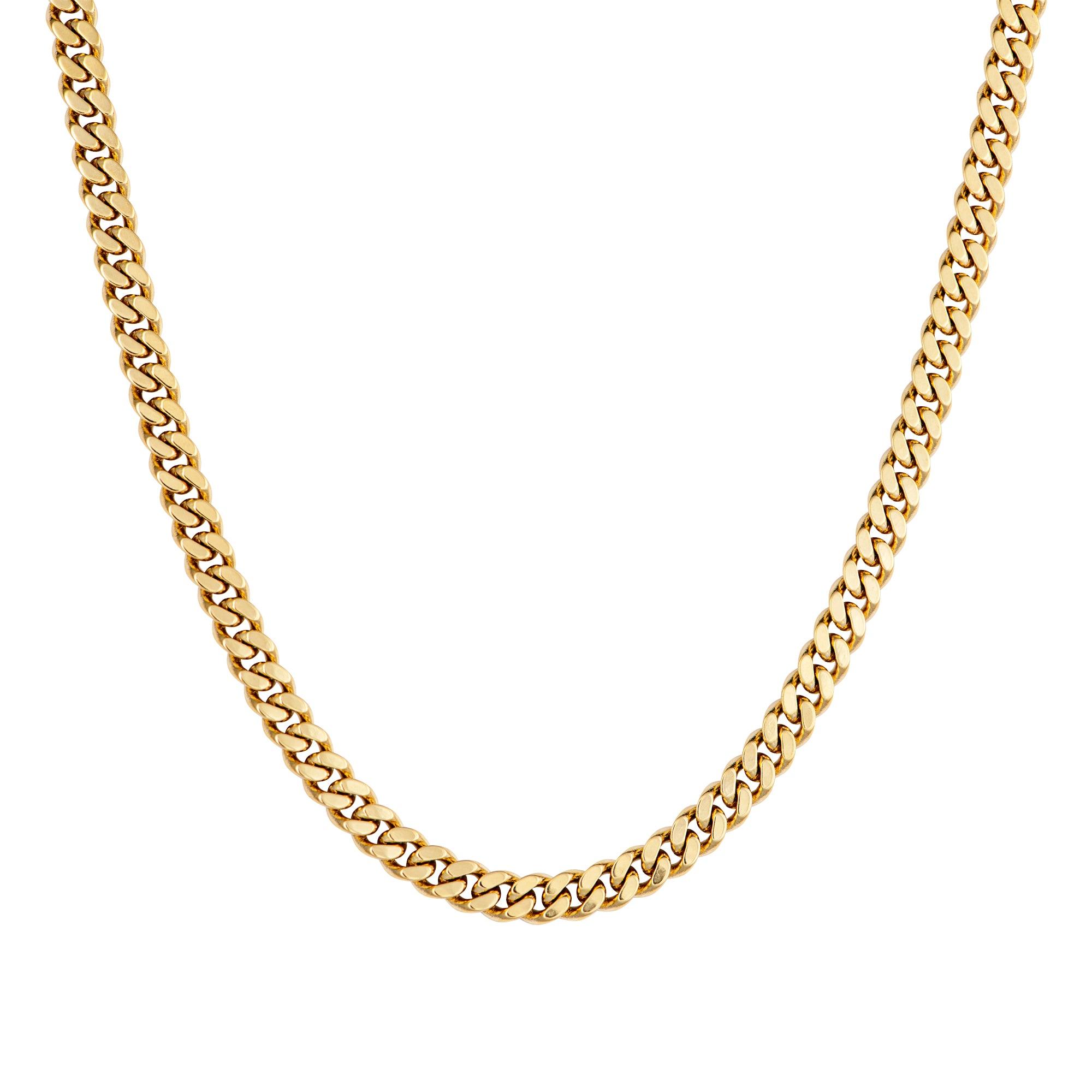 Curb Cuban Link 5mm Złoto - IcedStuff