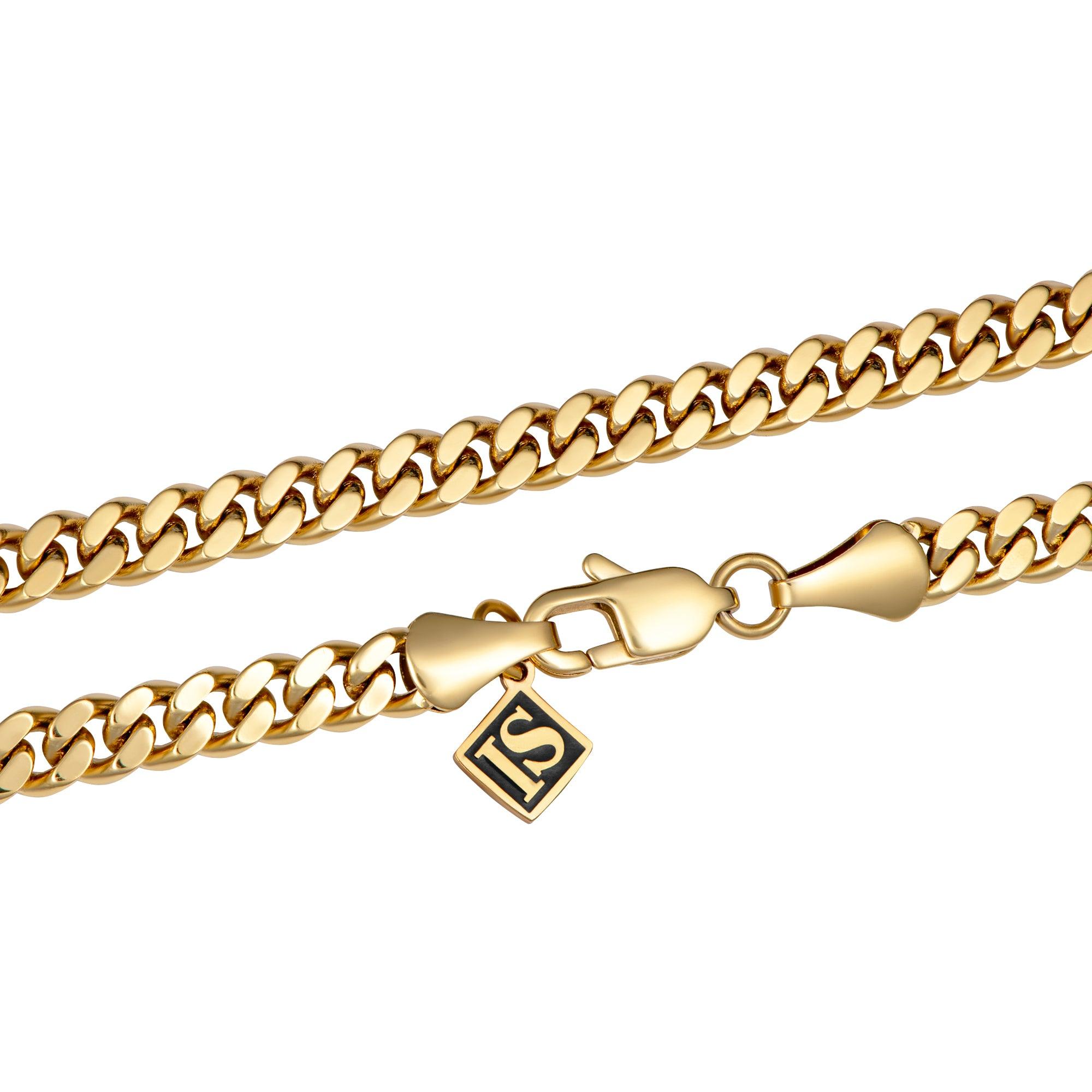 Curb Cuban Link 5mm Złoto - IcedStuff