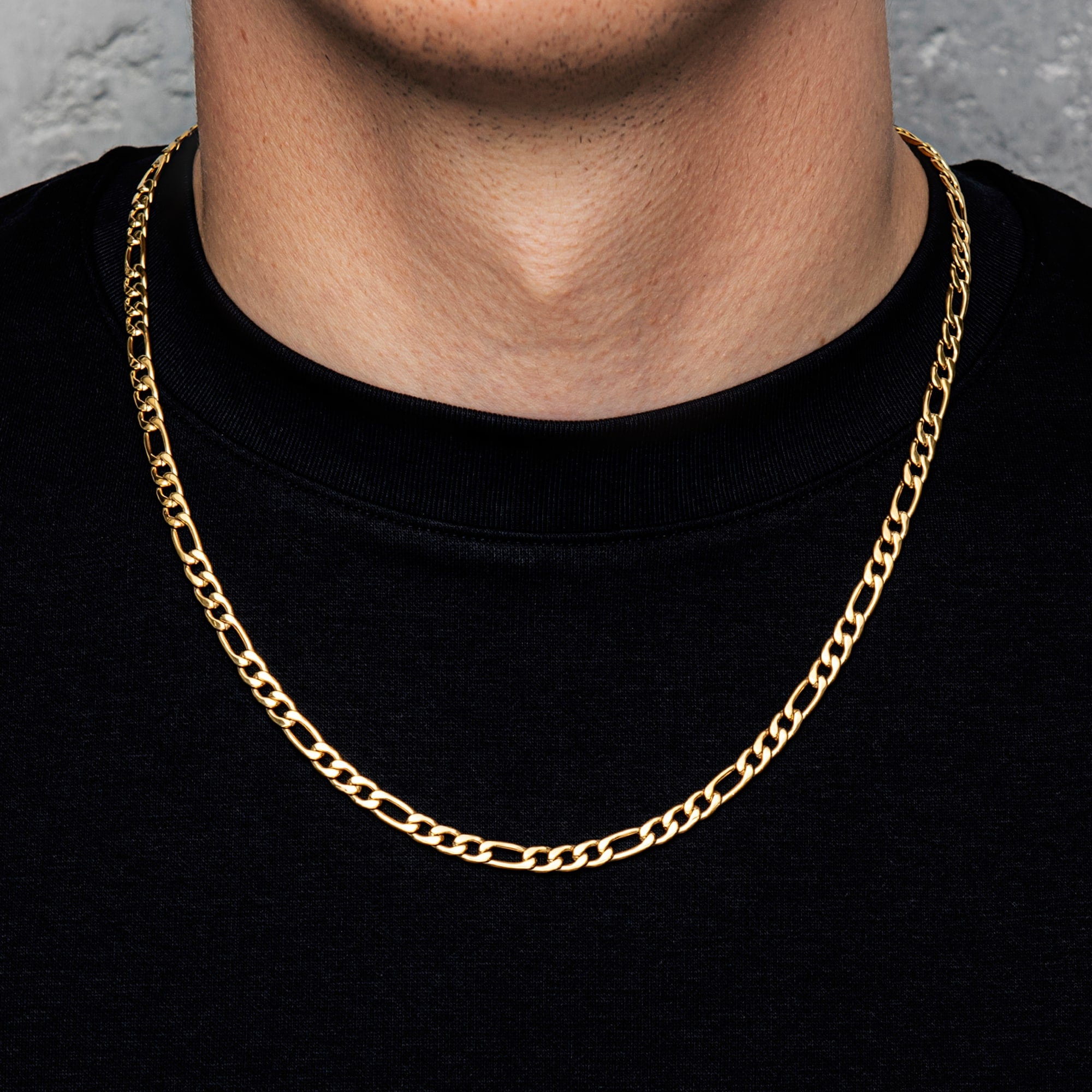 Łańcuch Figaro 5mm Złoto