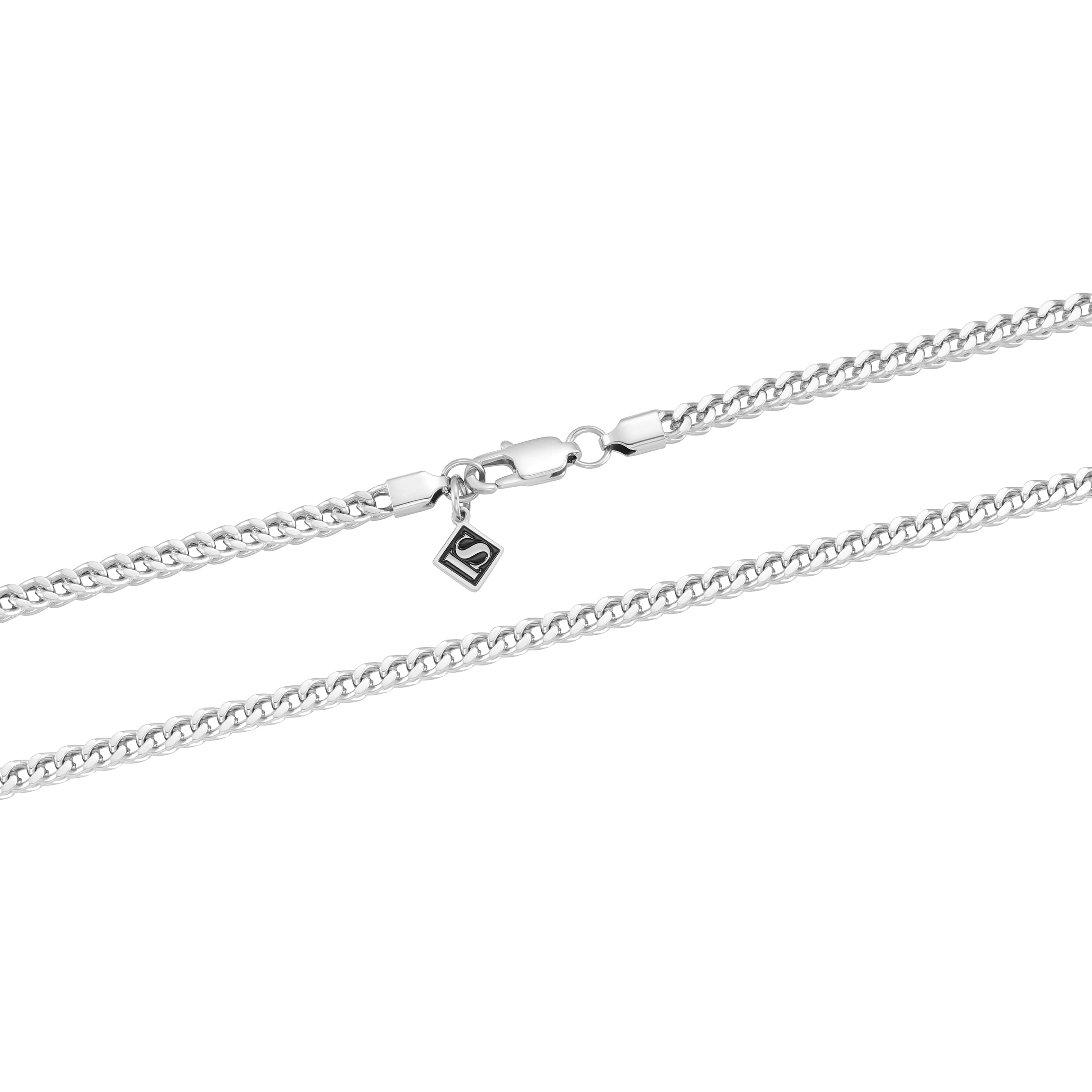 Bransoletka Franco 3mm Białe Złoto