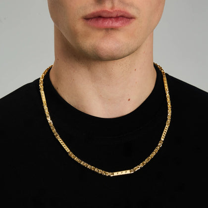 Łańcuch Królewski Lucky 777 4mm Złoto