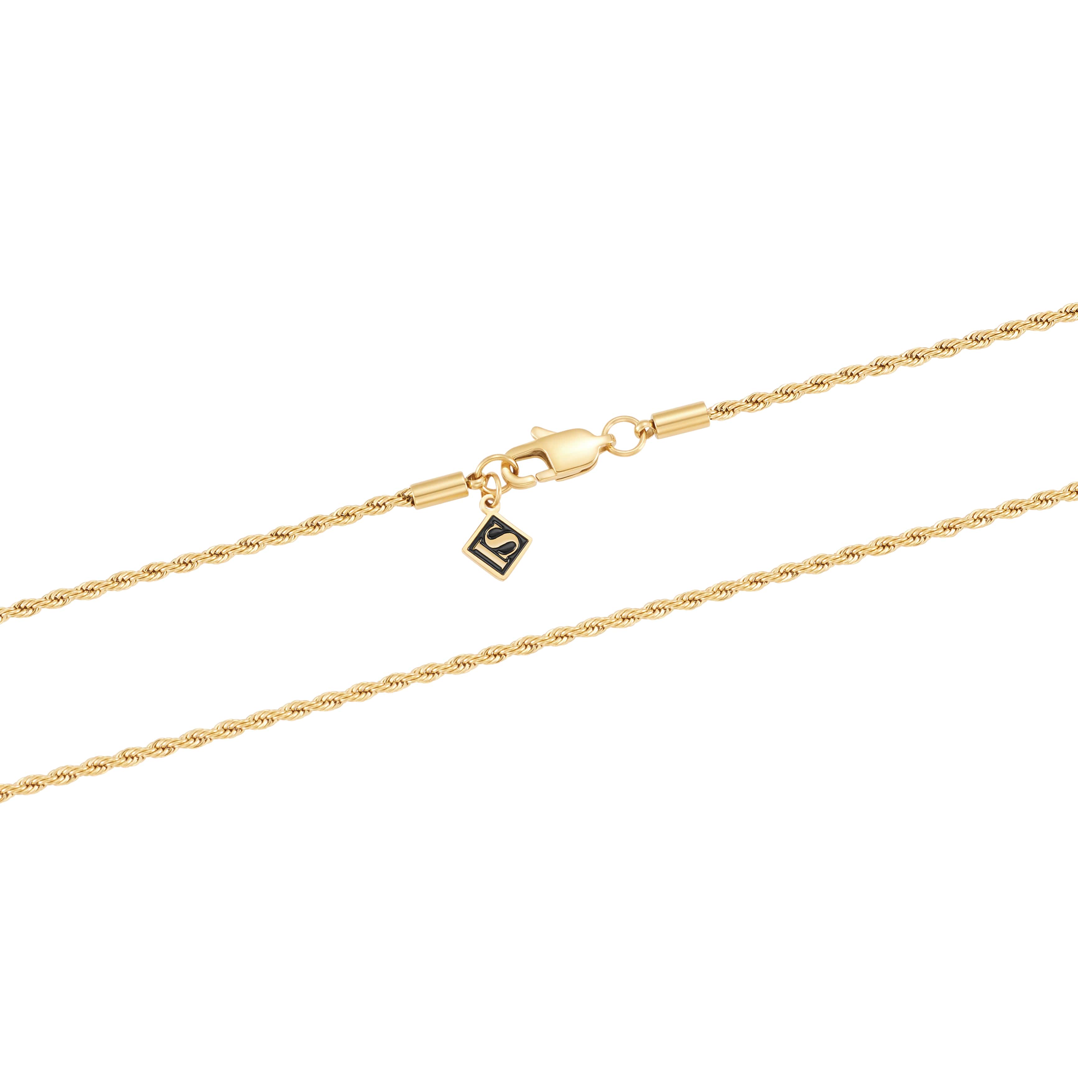 Bransoletka Rope 2mm Złoto