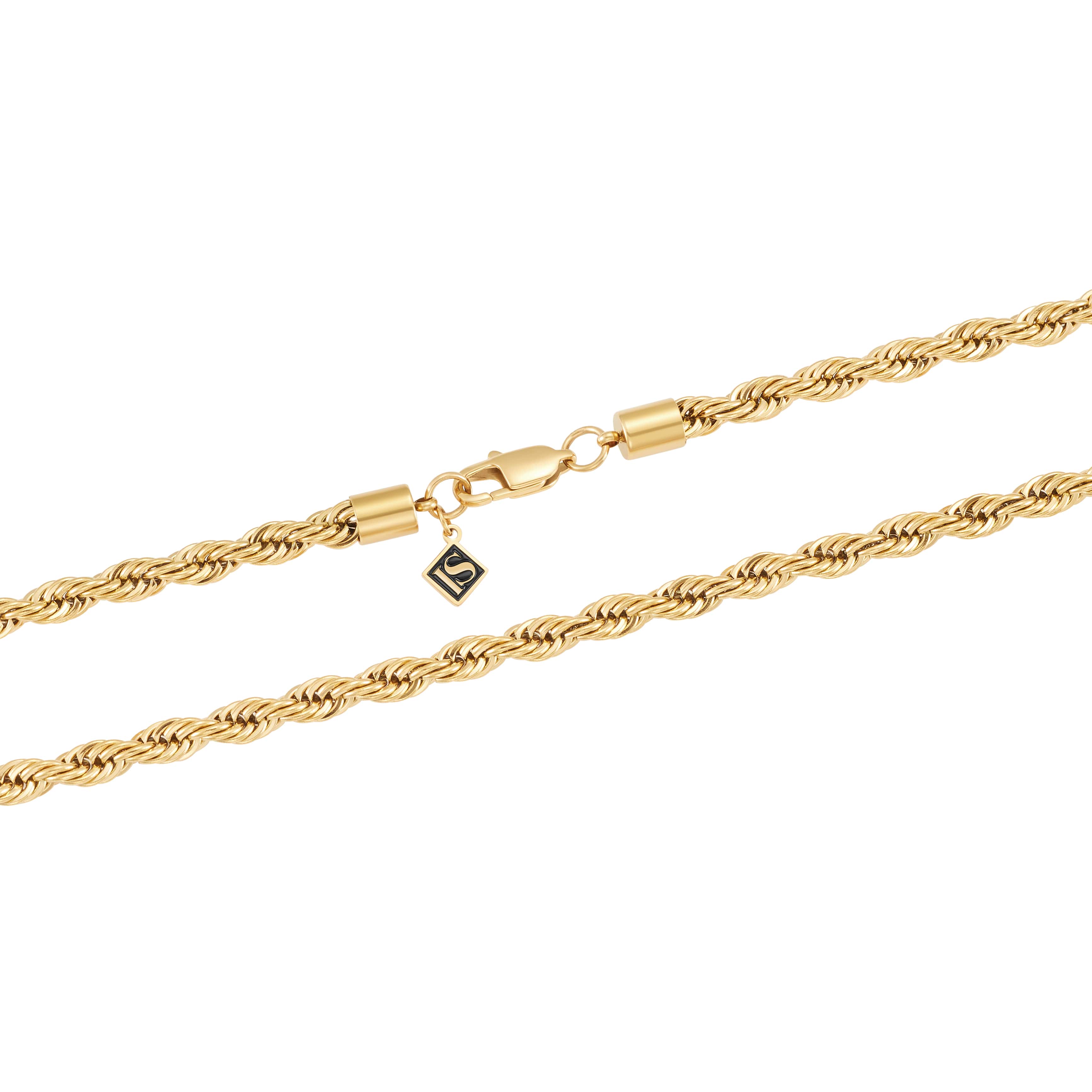 Bransoletka Rope 5mm Złoto