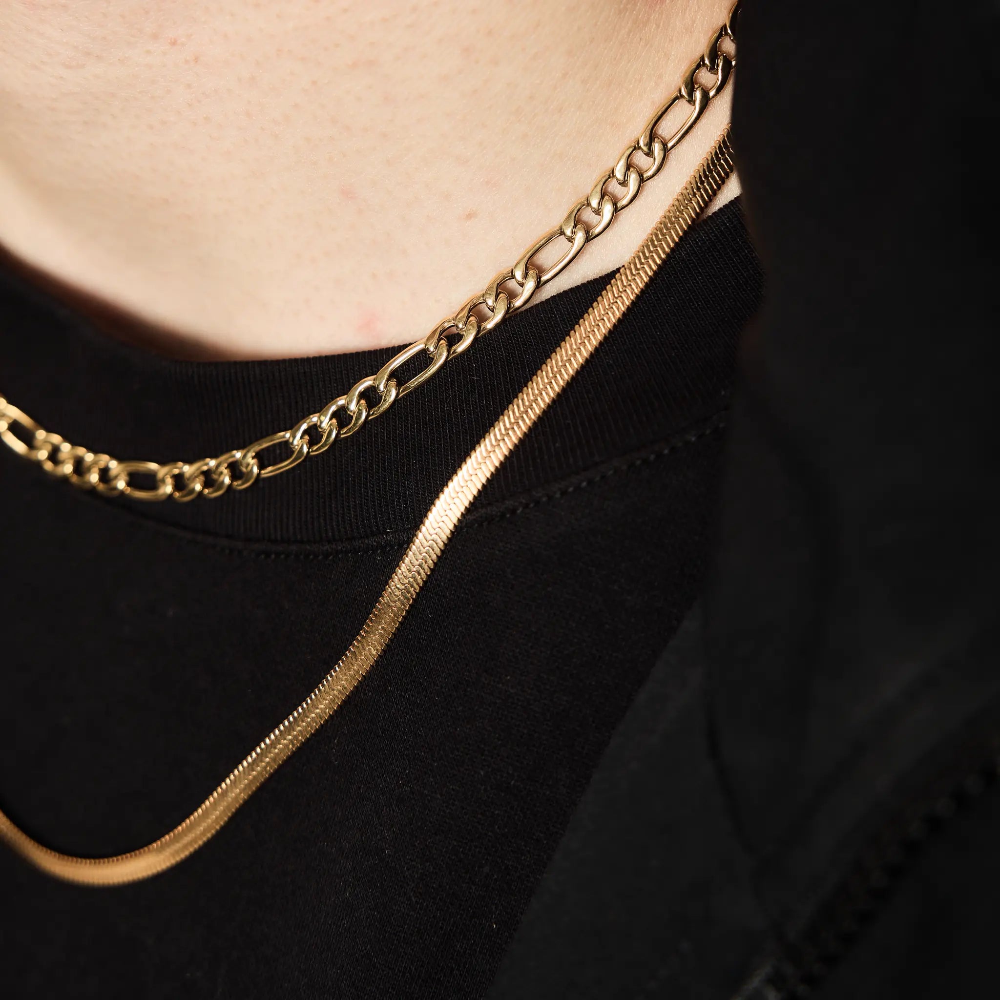 Łańcuch Figaro 5mm Złoto