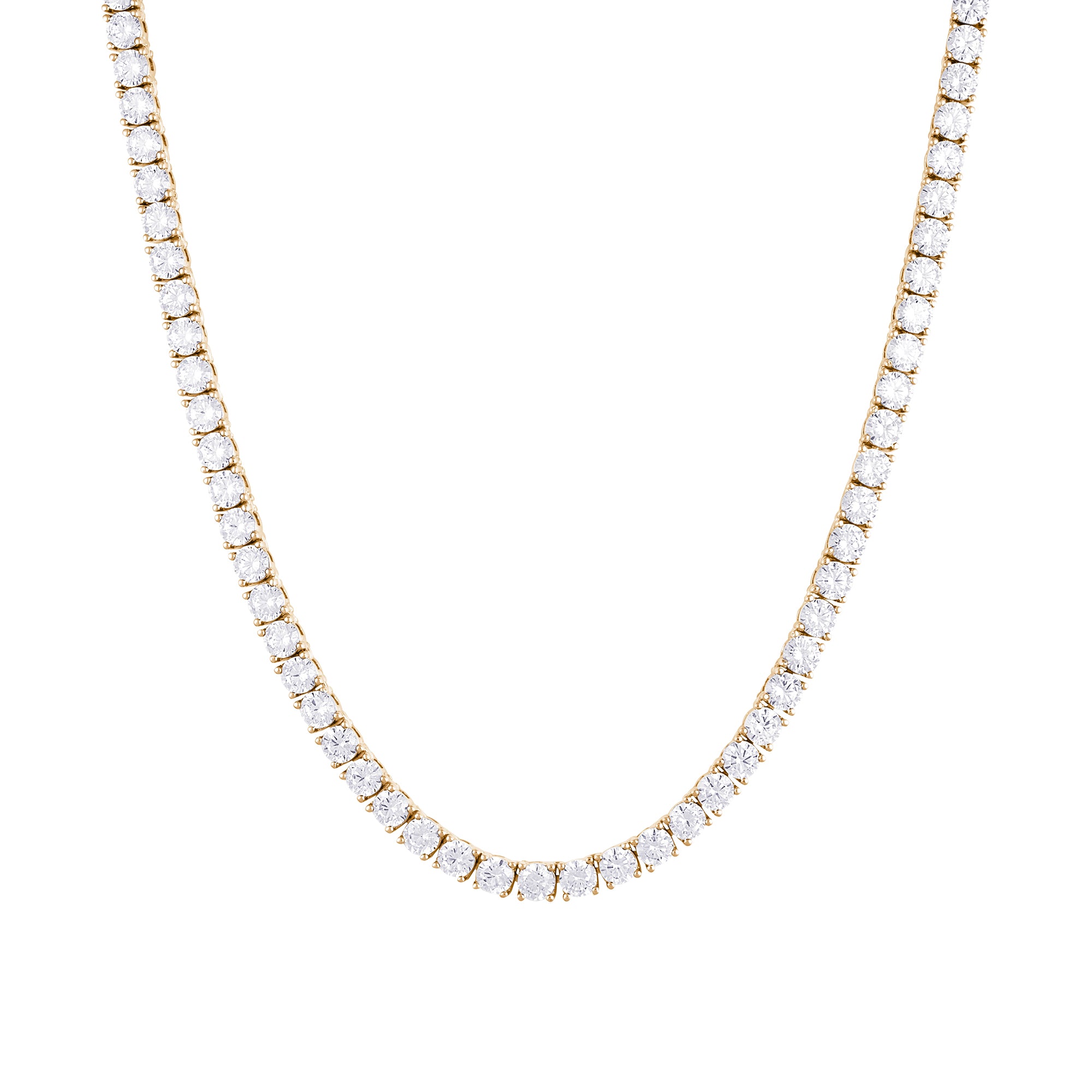 Łańcuch Tennis 4mm Złoto