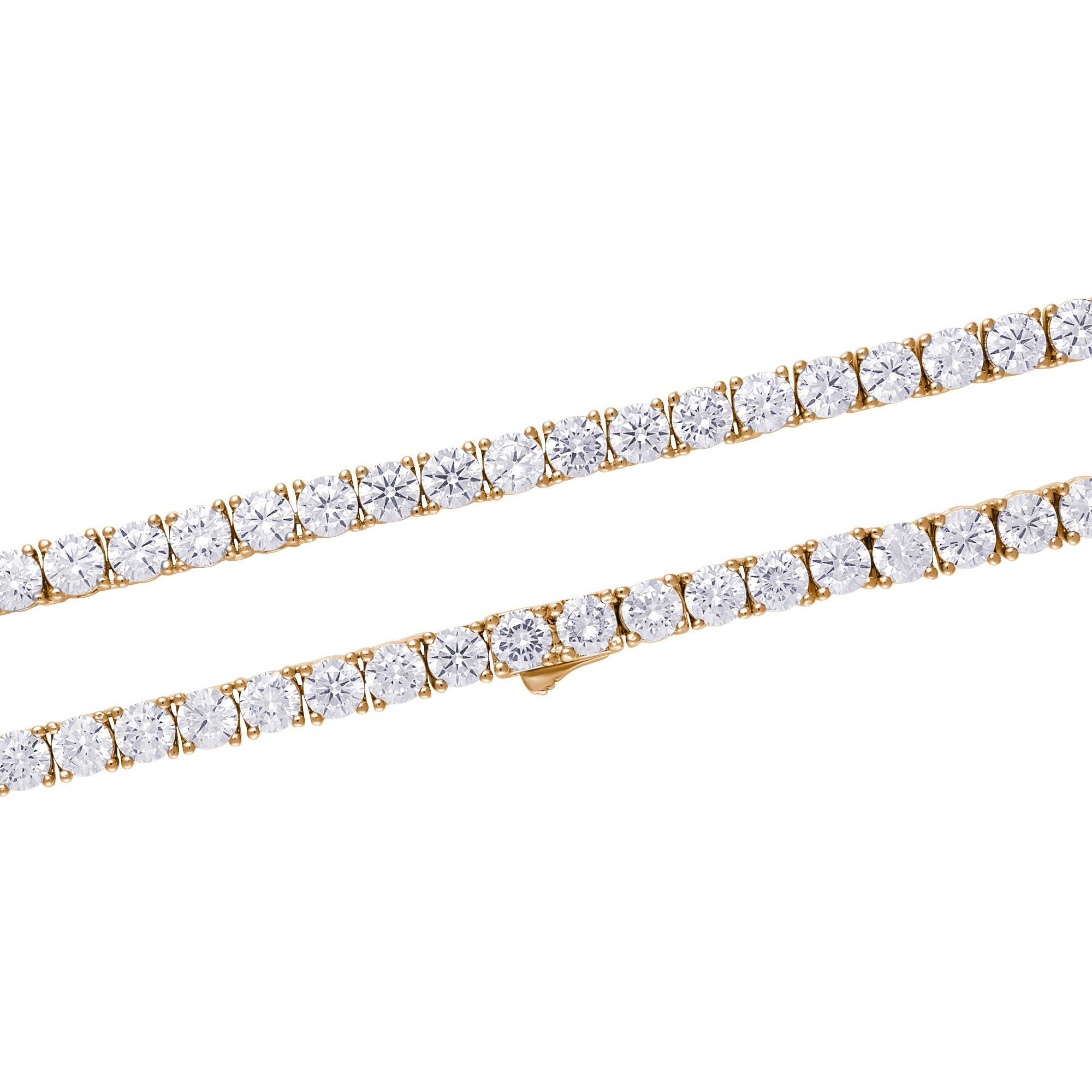 Bransoletka Tennis 4mm Złoto