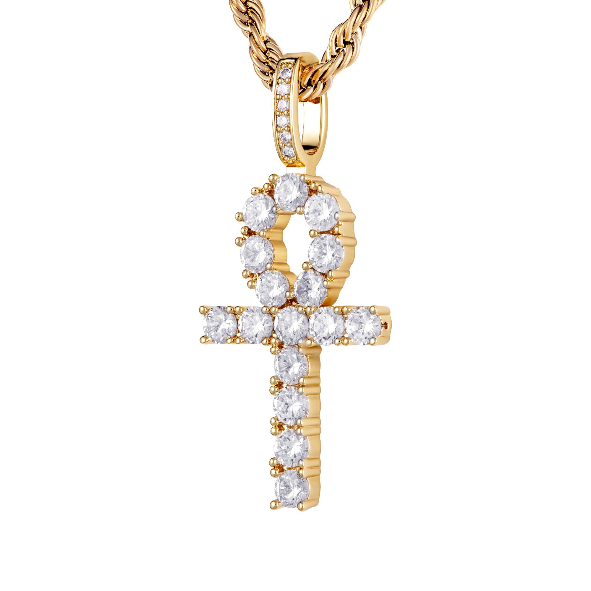 ANKH CROSS ZŁOTO - IcedStuff