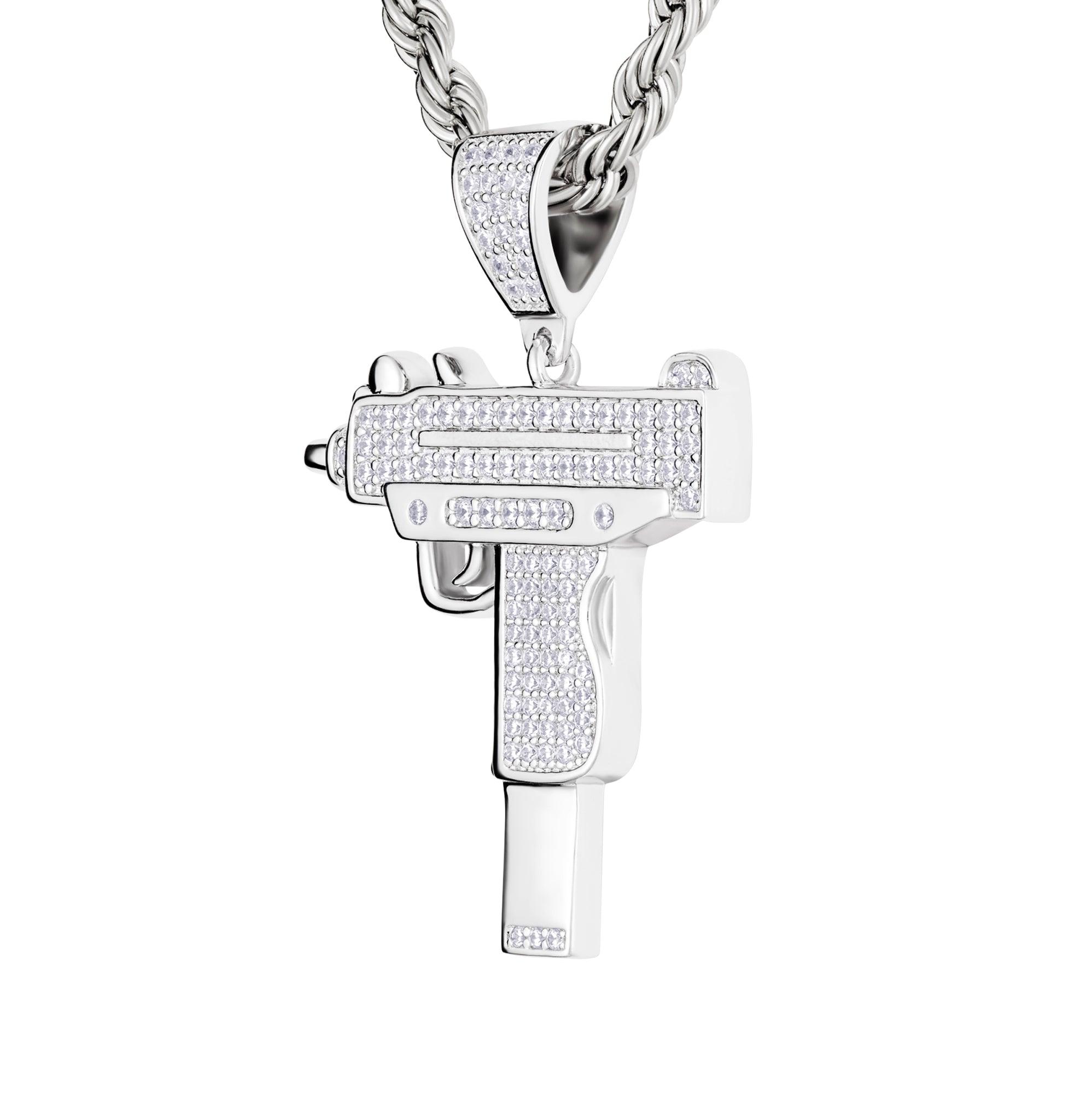 UZI GUN BIAŁE ZŁOTO - IcedStuff