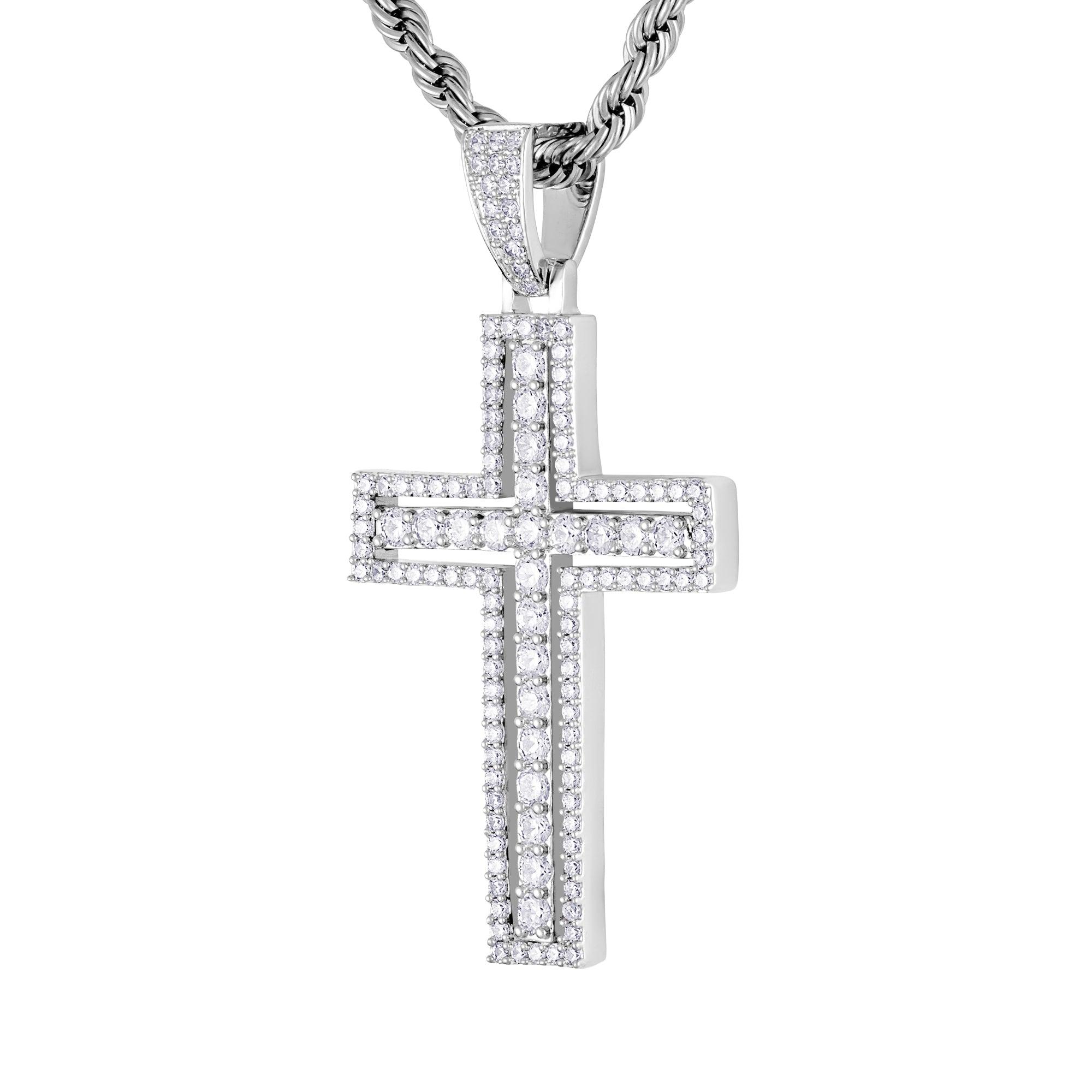 CUT CROSS BIAŁE ZŁOTO - IcedStuff