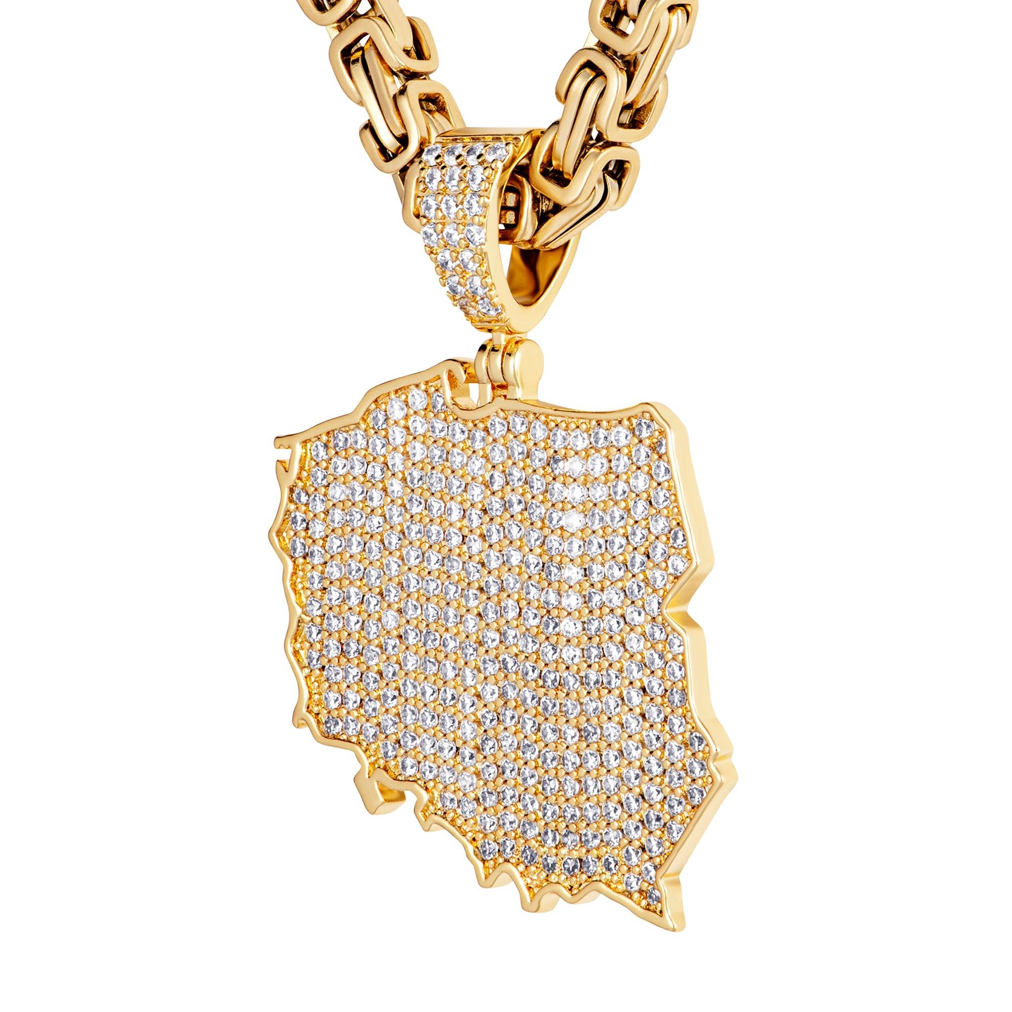 MAPA POLSKI ZŁOTO - IcedStuff