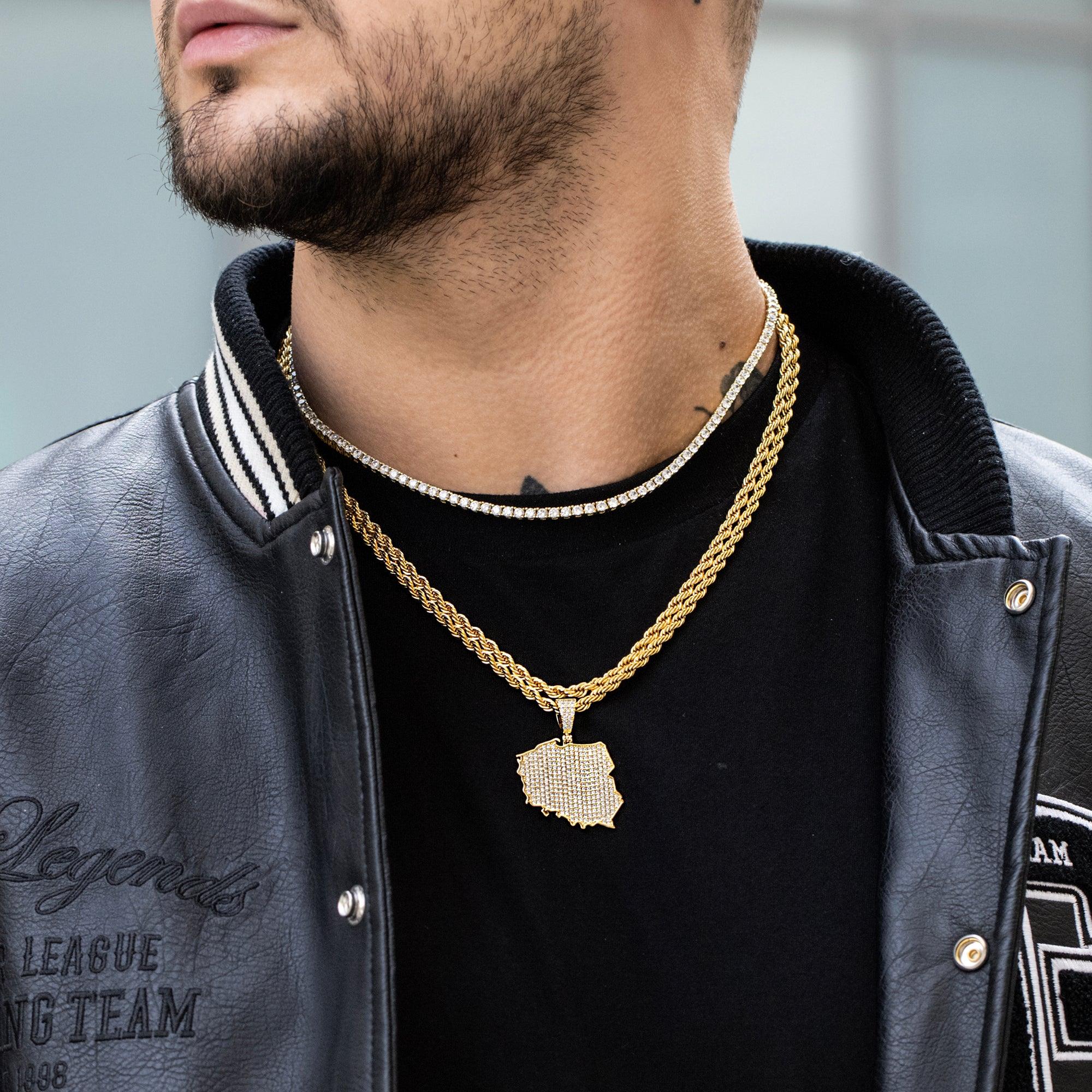 MAPA POLSKI ZŁOTO - IcedStuff