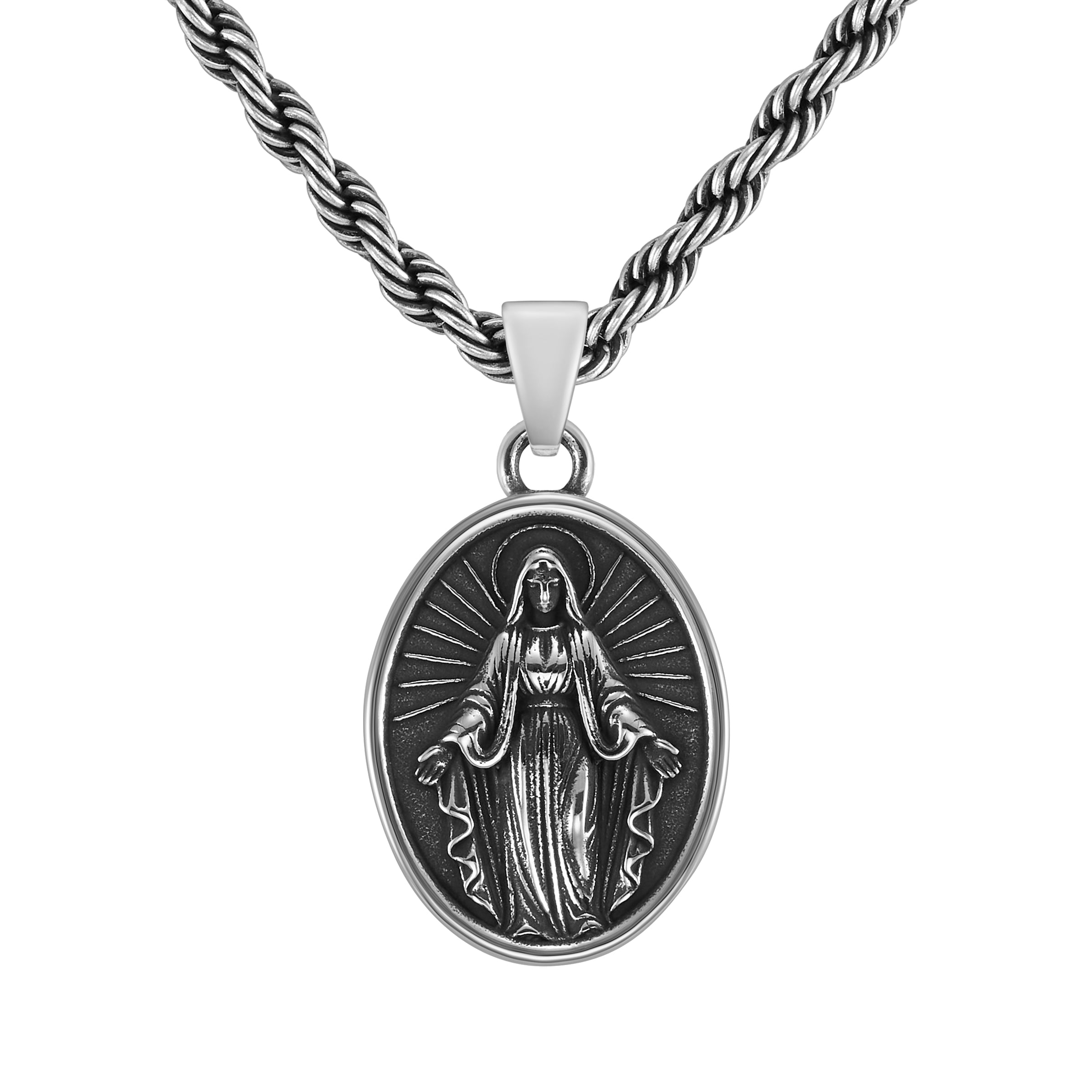 Zawieszka Saint Maria Raw Białe Złoto