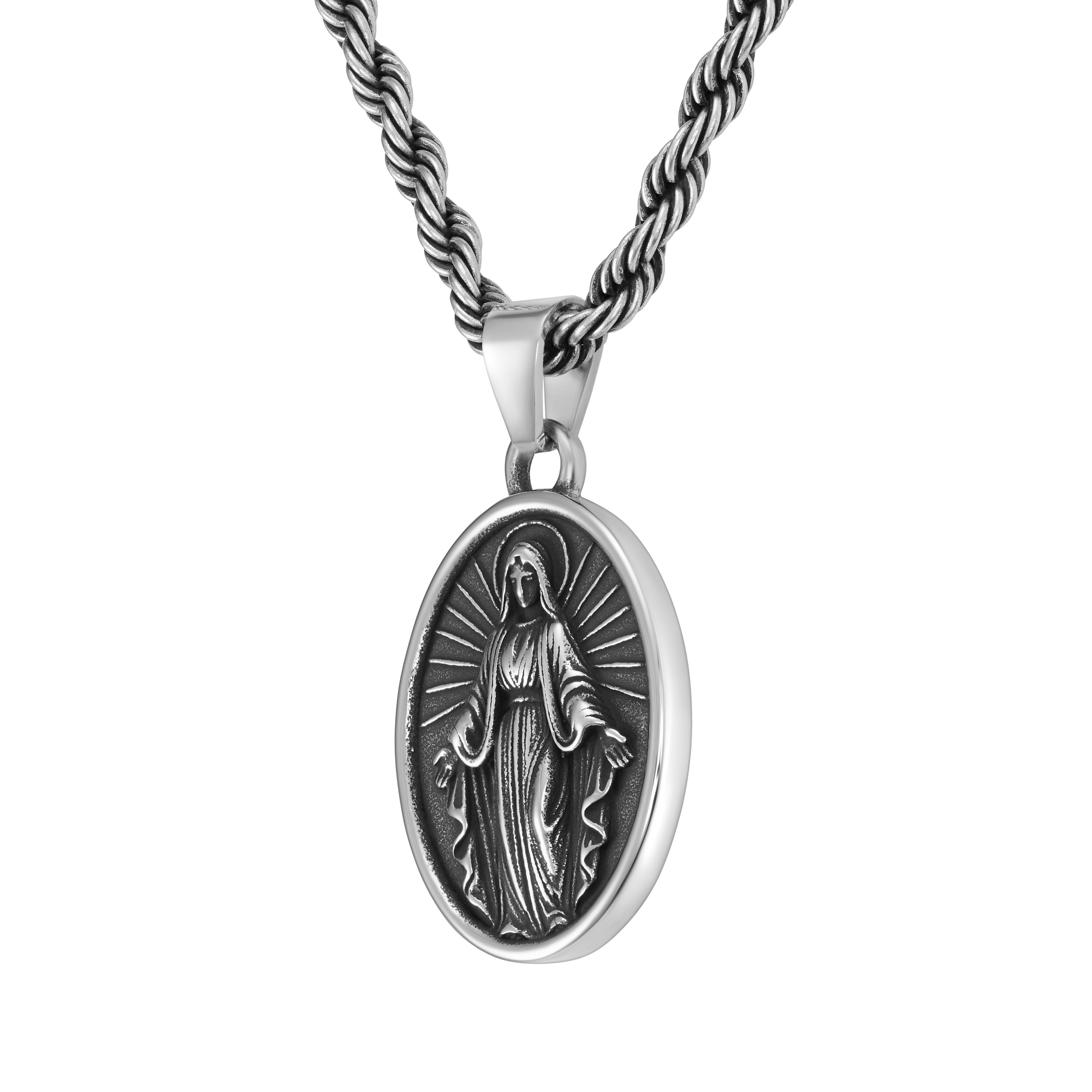 Zawieszka Saint Maria Raw Białe Złoto