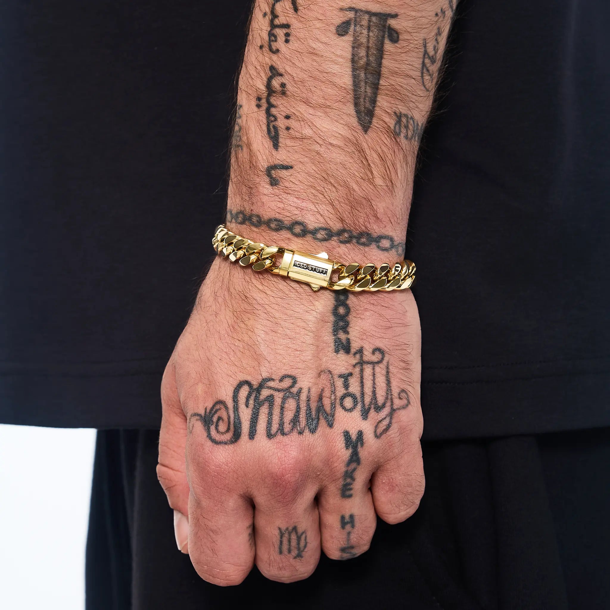 Bransoletka Premium Miami Cuban Link 10mm Złoto