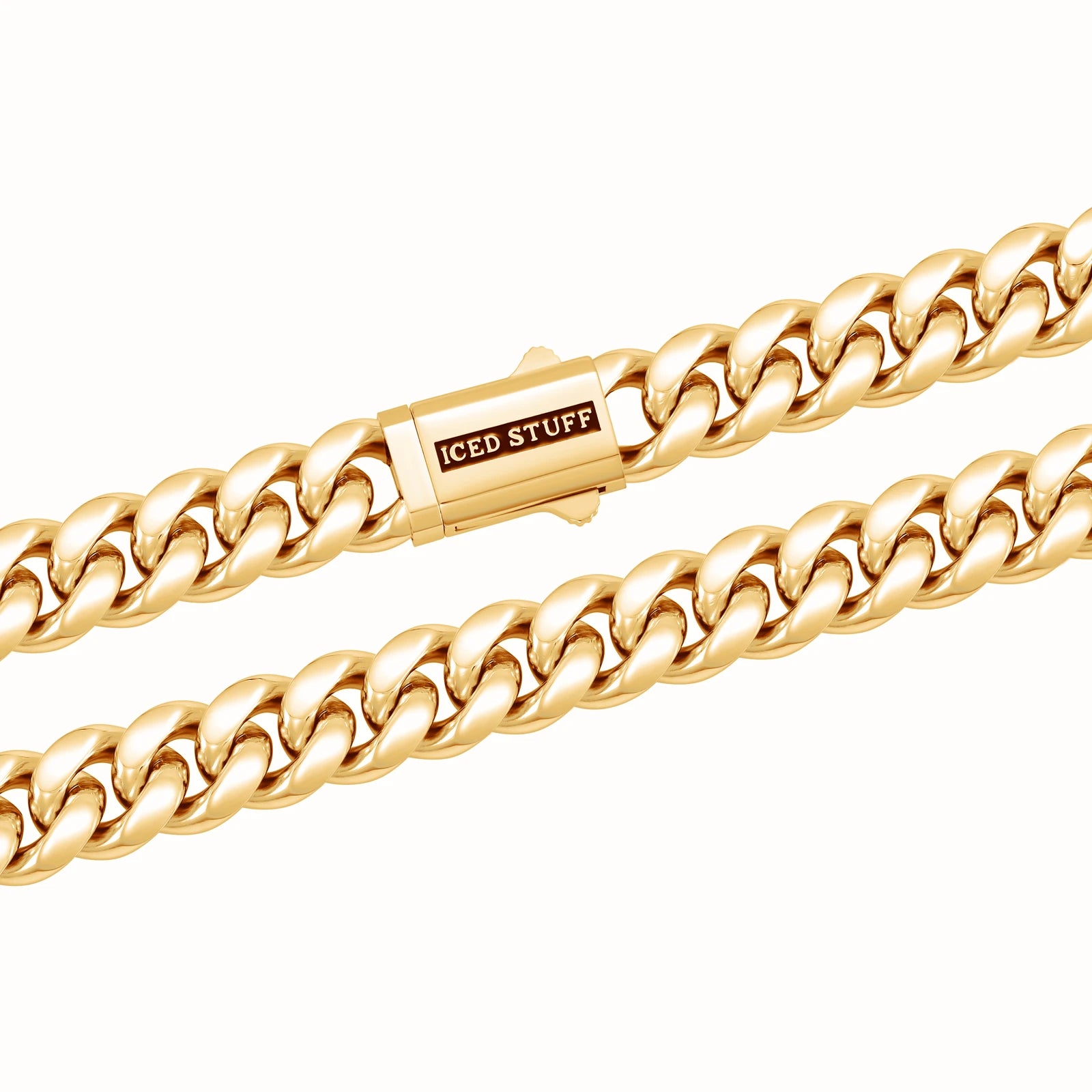 Łańcuch Premium Miami Cuban Link 12mm Złoto
