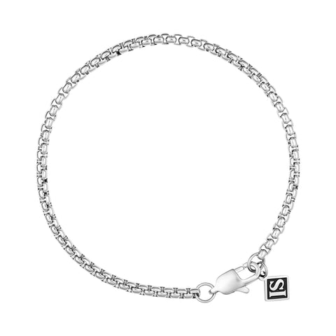 Bransoletka Rolo 3mm Białe Złoto