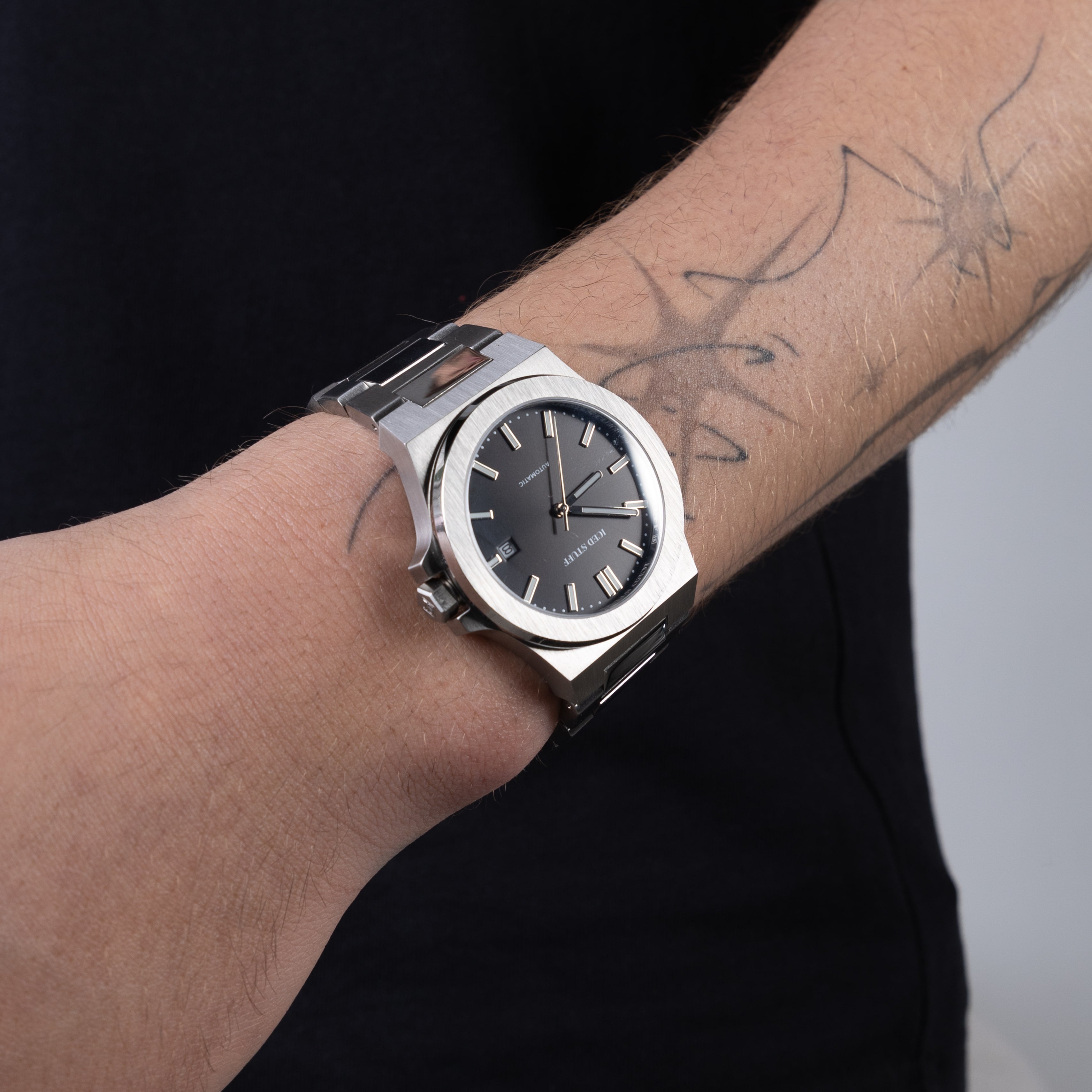 Zegarek Alpha Champ Automatic 40mm Białe Złoto