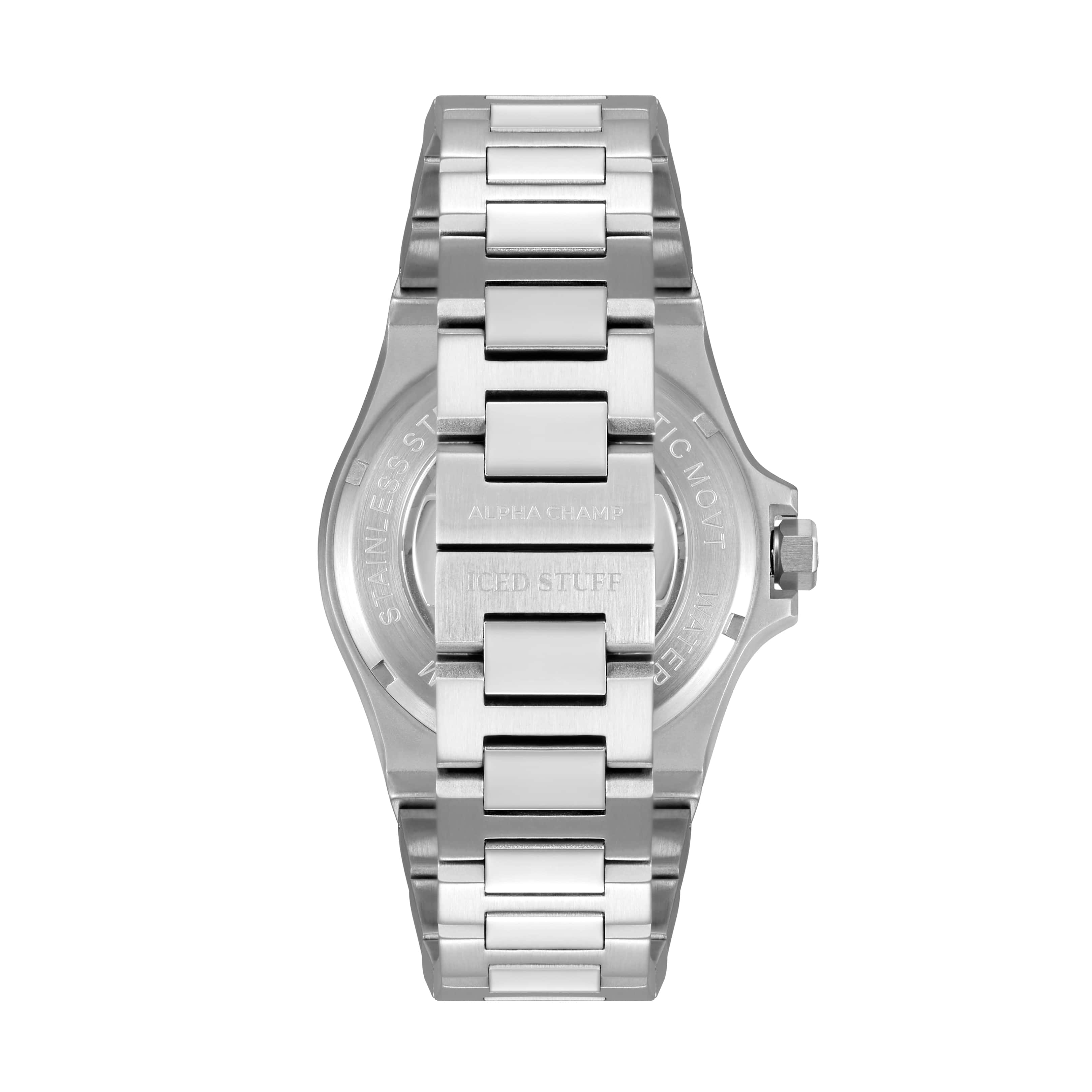 Zegarek Alpha Champ Automatic 40mm Białe Złoto