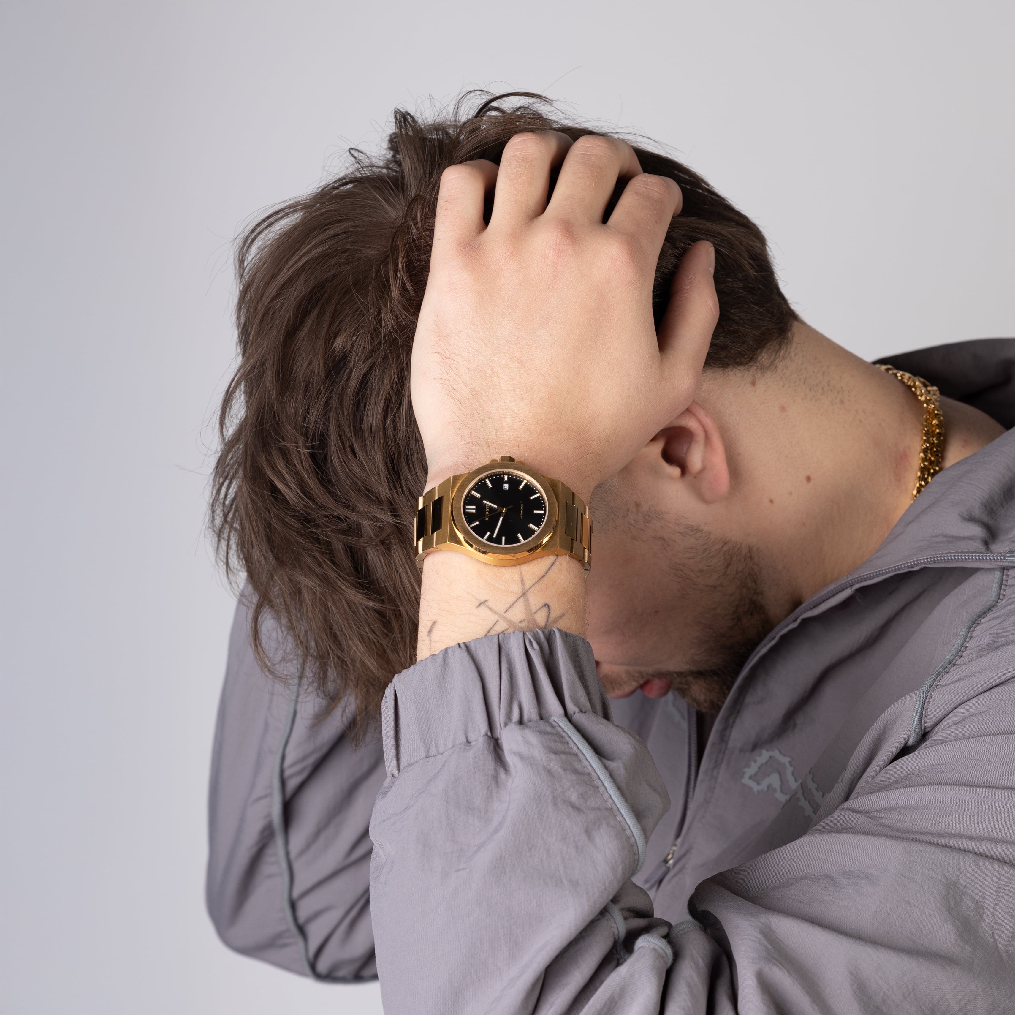 Zegarek Alpha Champ Automatic 40mm Złoto