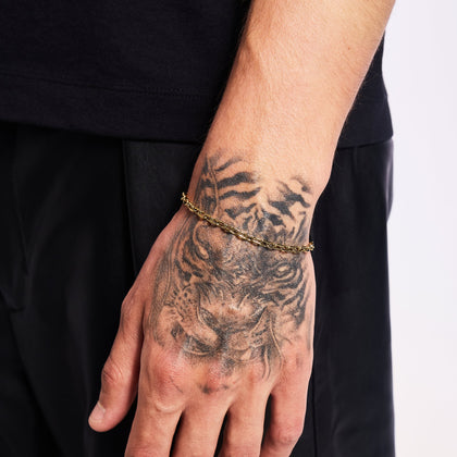 Bransoletka Ankier 4mm Złoto