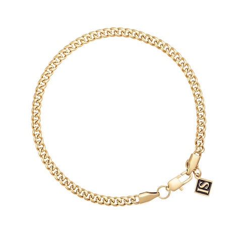Bransoletka Miami Cuban Link 3mm Złoto
