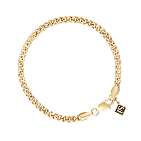 Bransoletka Miami Cuban Link 4mm Złoto