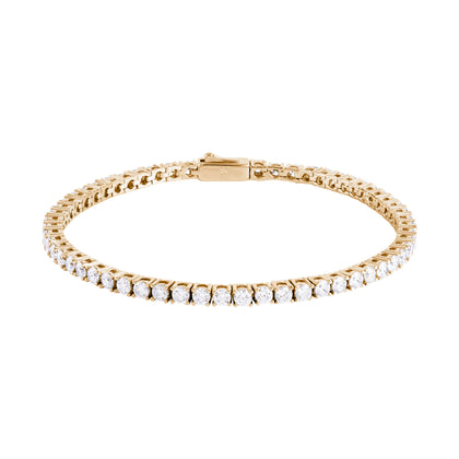 Bransoletka Tennis 3mm Złoto
