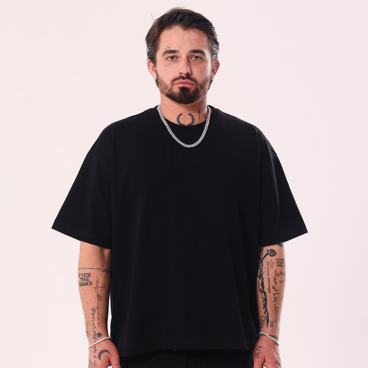 Koszulka ICE ICE BABY Fluo Czarna Boxy Fit