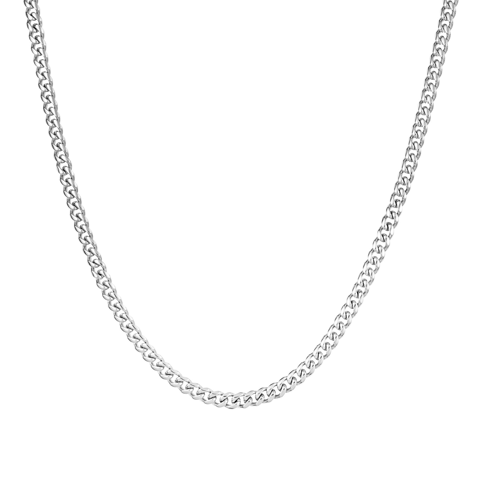 が大特価！ LANCUCH_CUBAN_3MM_BIALE_ZLOTO_ アクセサリー