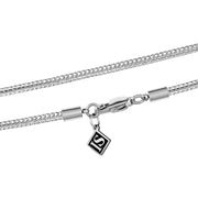 NEW FRANCO CHAIN 2.5MM BIAŁE ZŁOTO