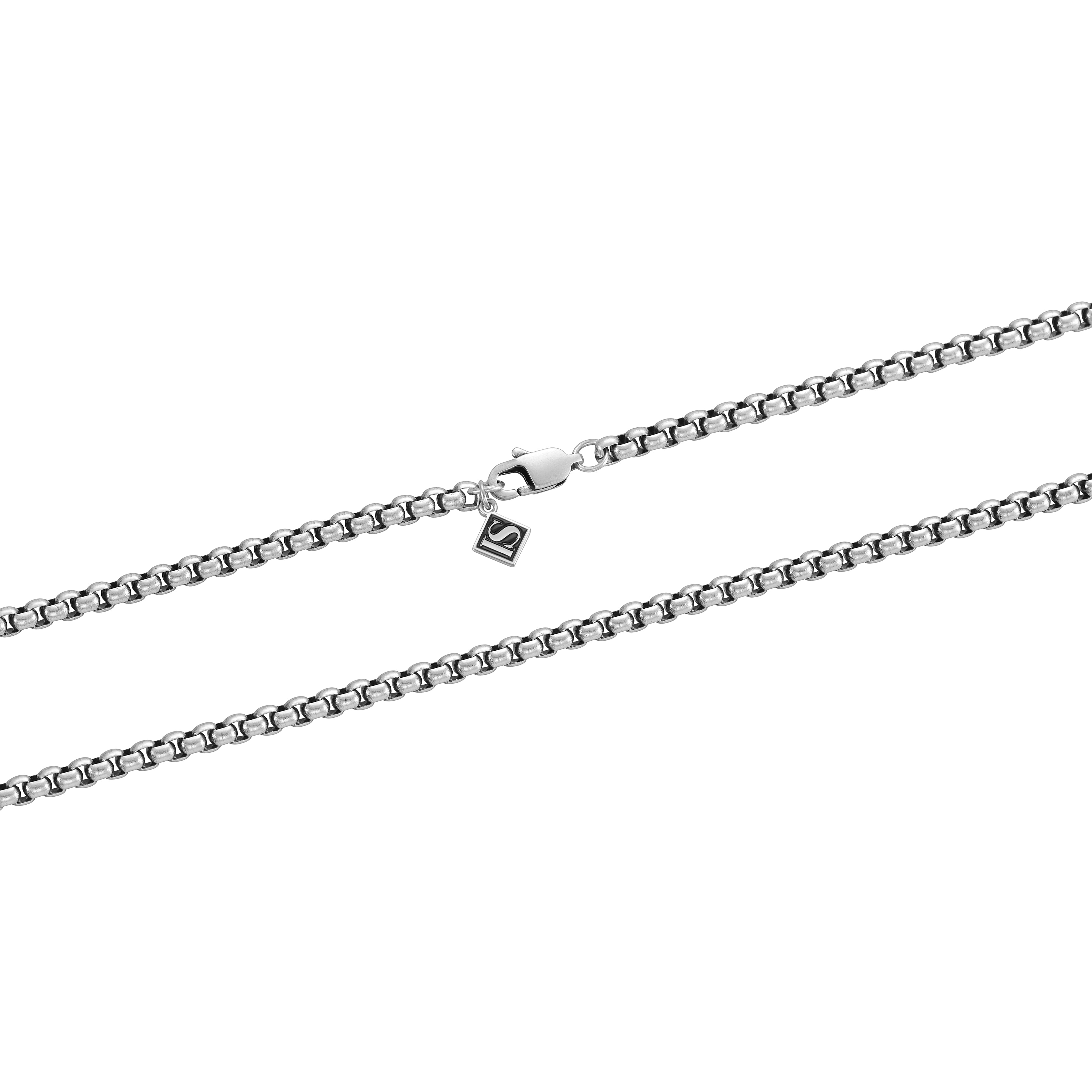 Bransoletka Rolo 4mm Raw Białe Złoto