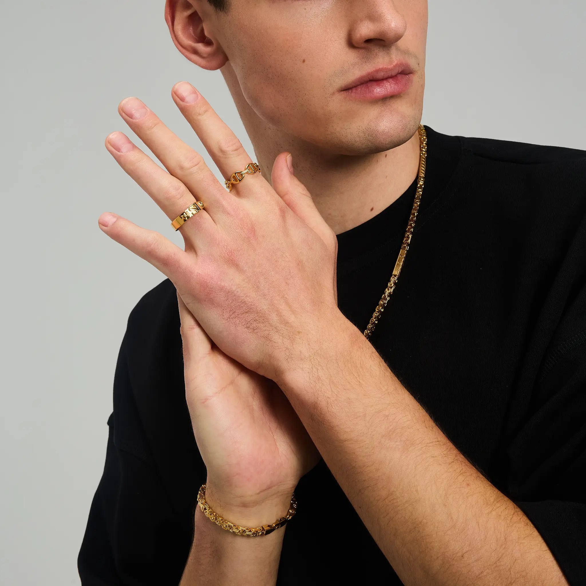 Pierścień IS Star Złoto