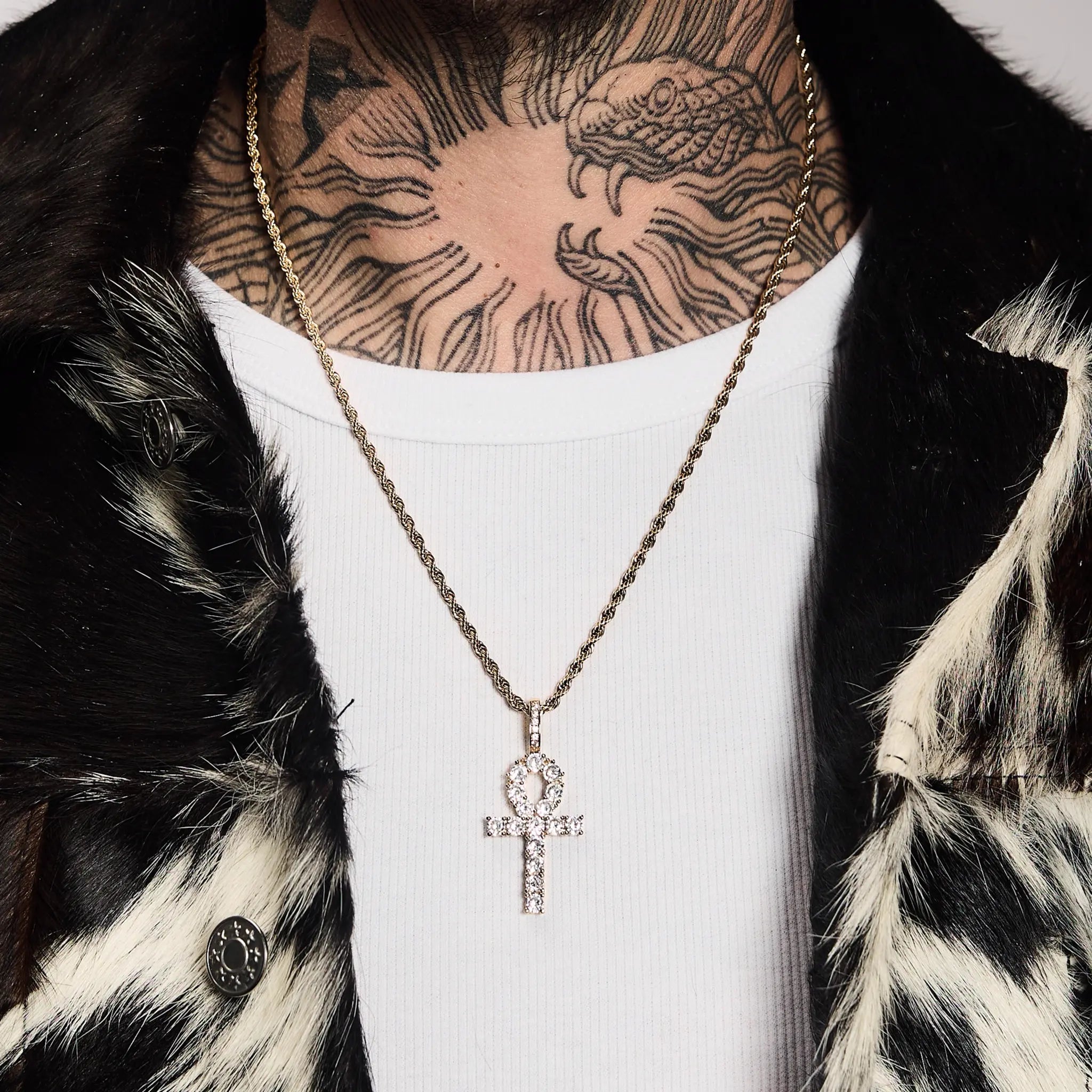 Zawieszka ANKH Cross Złoto