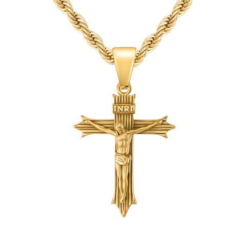 Zawieszka Crucifix Złoto