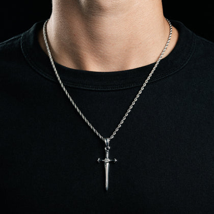 Zawieszka Diamond Sword Białe Złoto