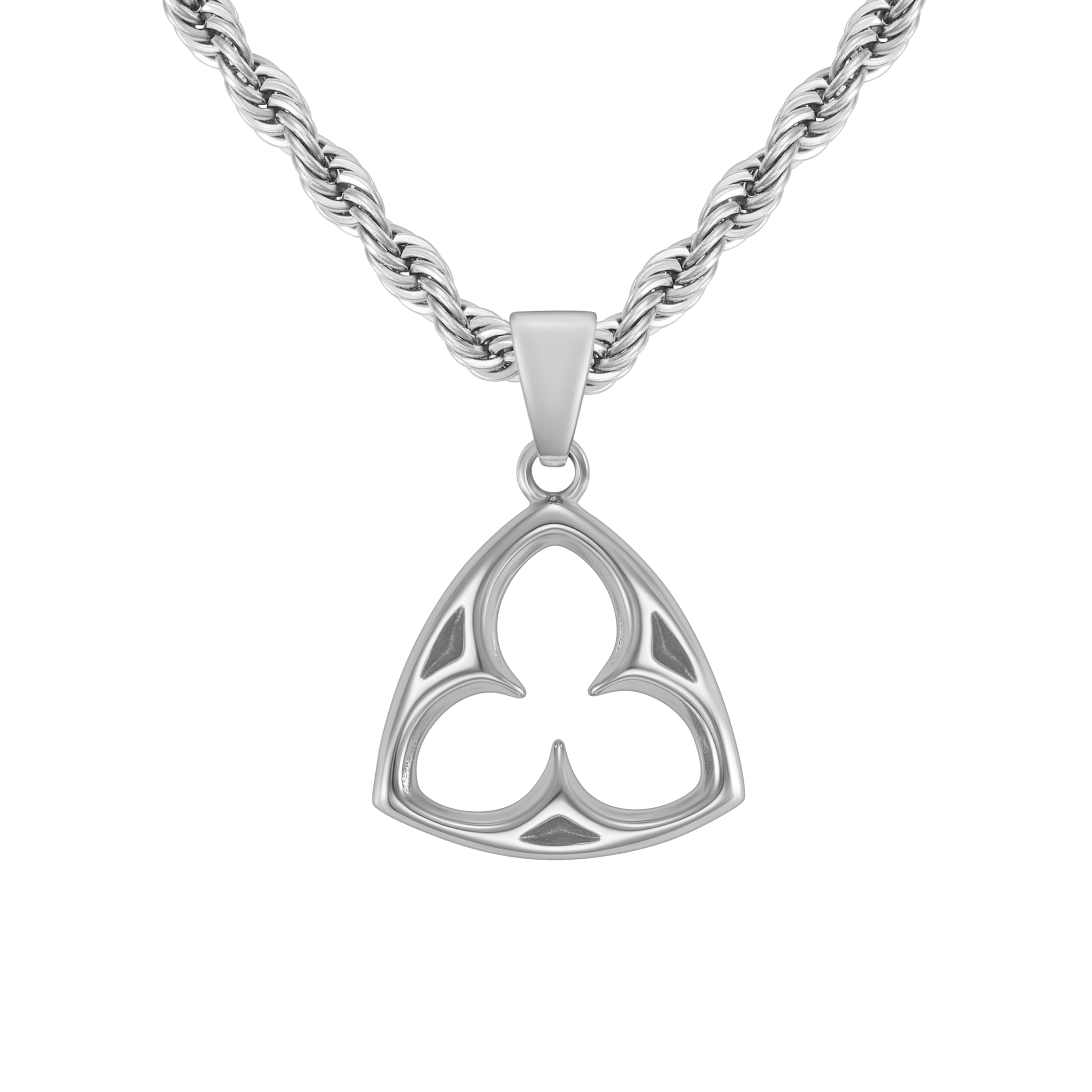 Zawieszka Gothic Ornament Białe Złoto