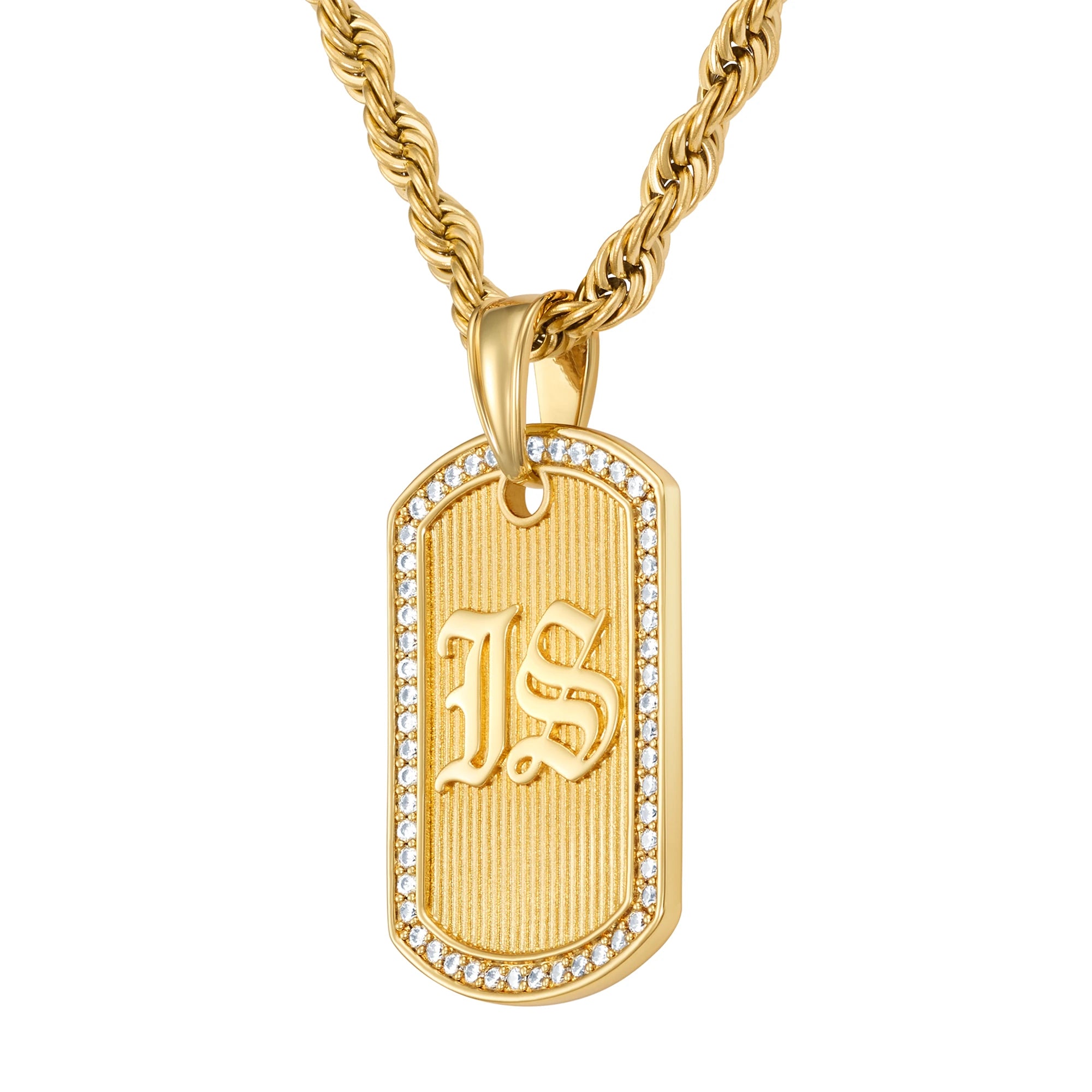 Zawieszka Goth Tag IS Złoto