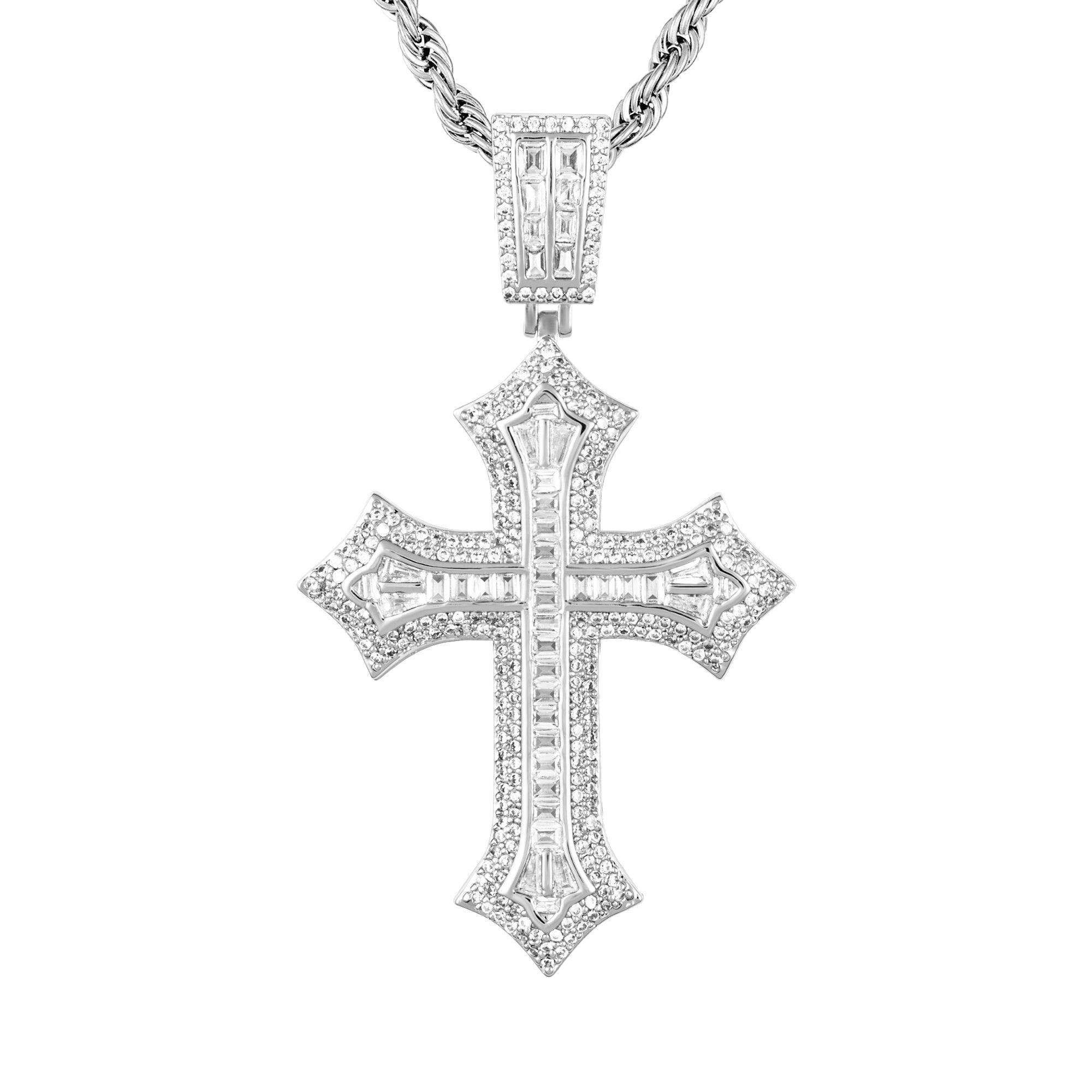 2PAC CROSS WEISSGOLD - IcedStuff