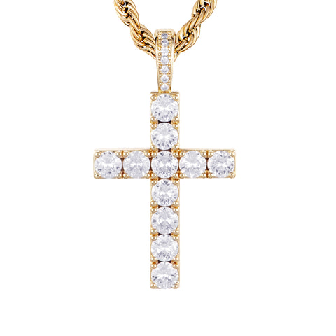 Zawieszka Diamond Cross Złoto