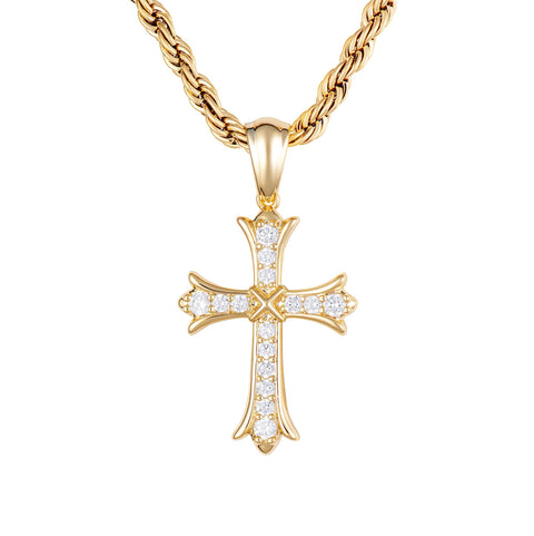 Zawieszka Sharp Cross Złoto