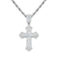 Zawieszka Micro 2Pac Cross Białe Złoto