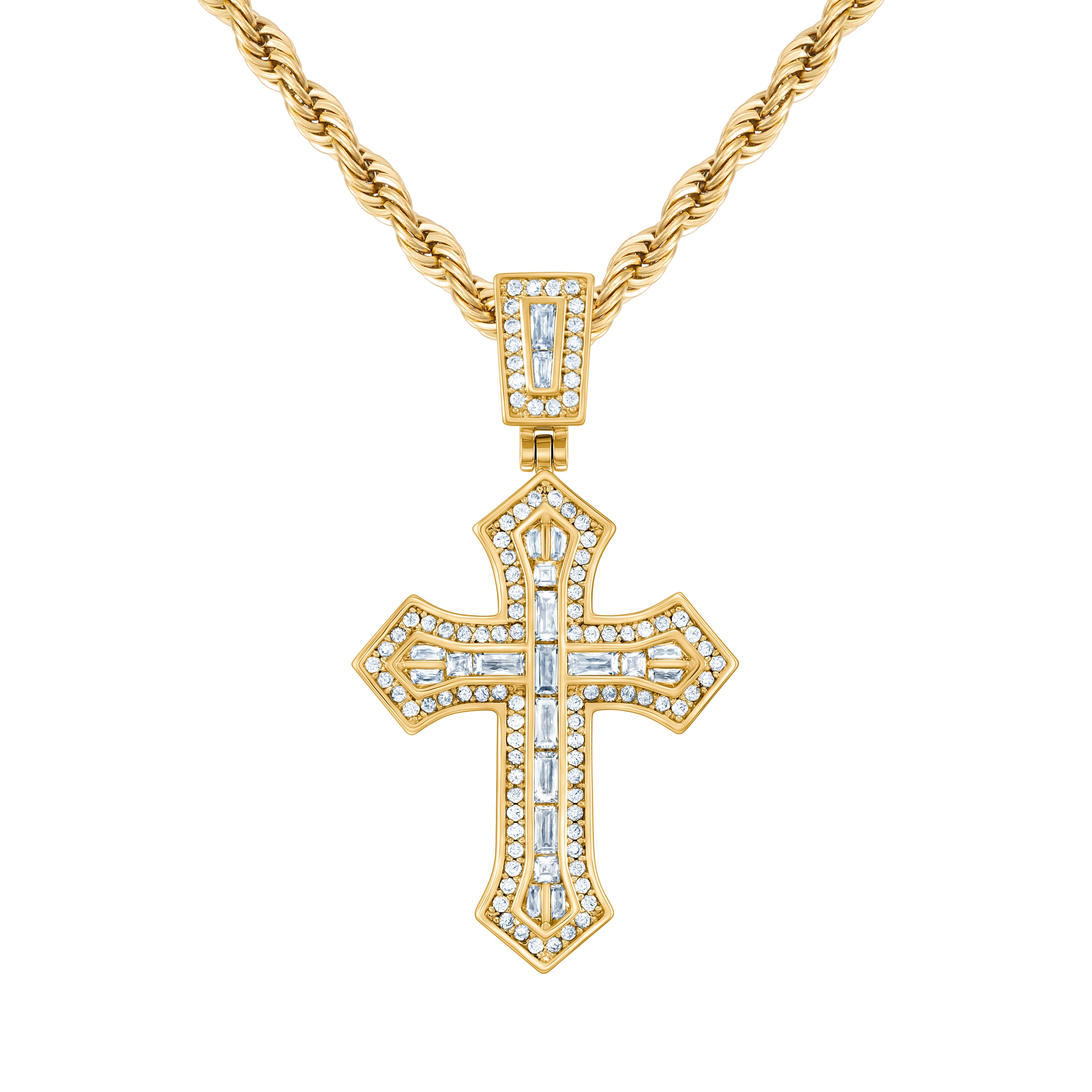 Zawieszka Micro 2Pac Cross Złoto