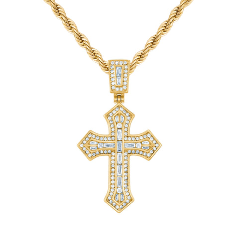 Zawieszka Micro 2Pac Cross Złoto